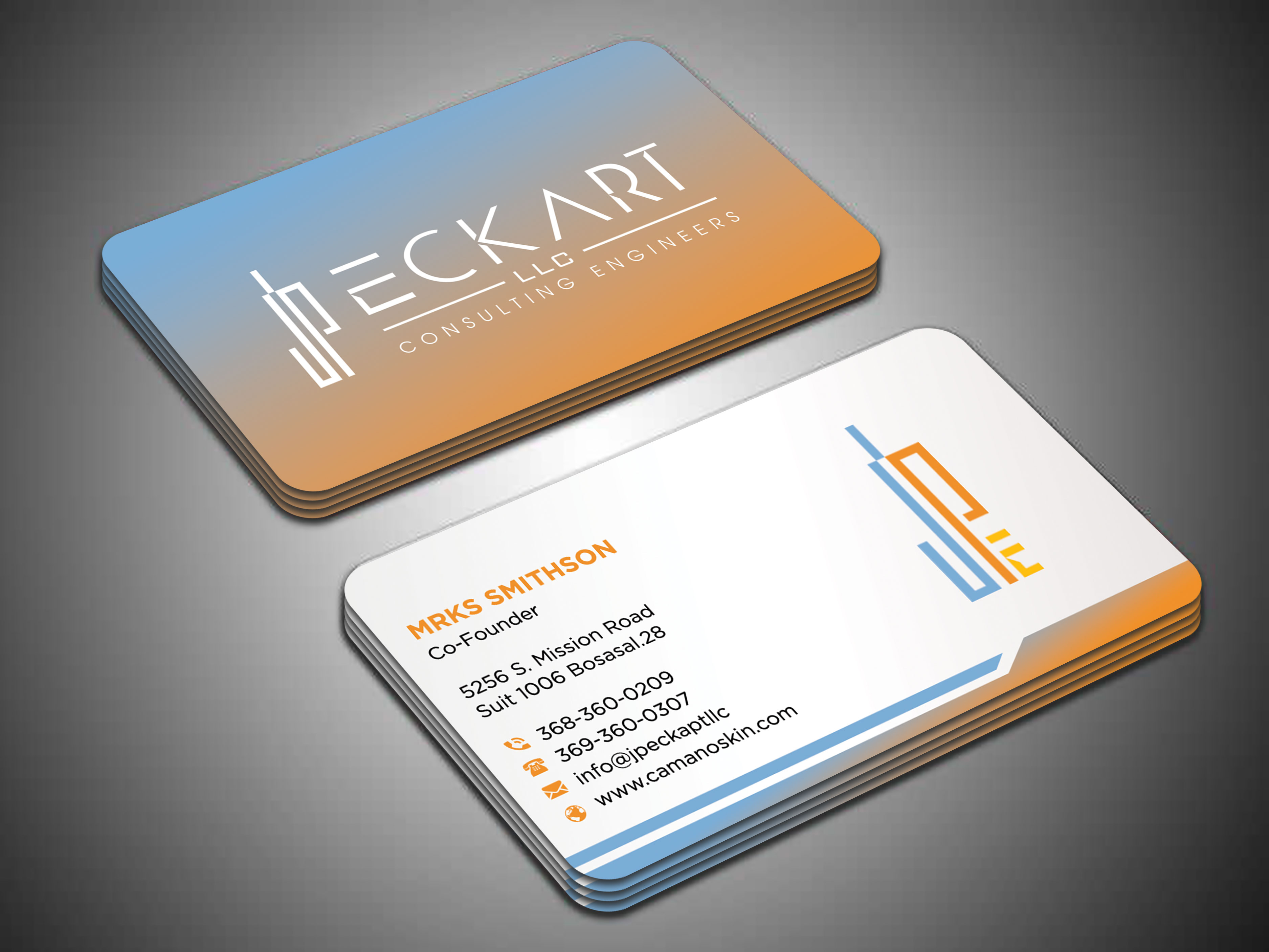 Design de Carte de Visite par sadikul islam pour JP Eckart, LLC | Design #28137883