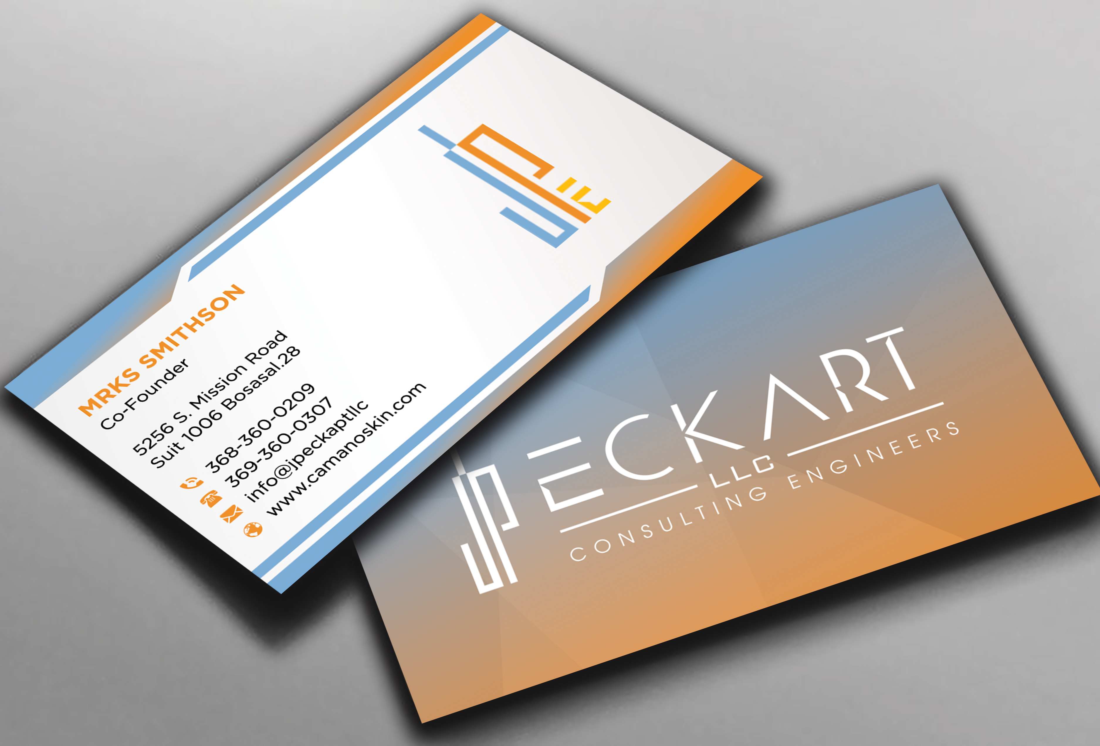 Design de Carte de Visite par sadikul islam pour JP Eckart, LLC | Design #28137888