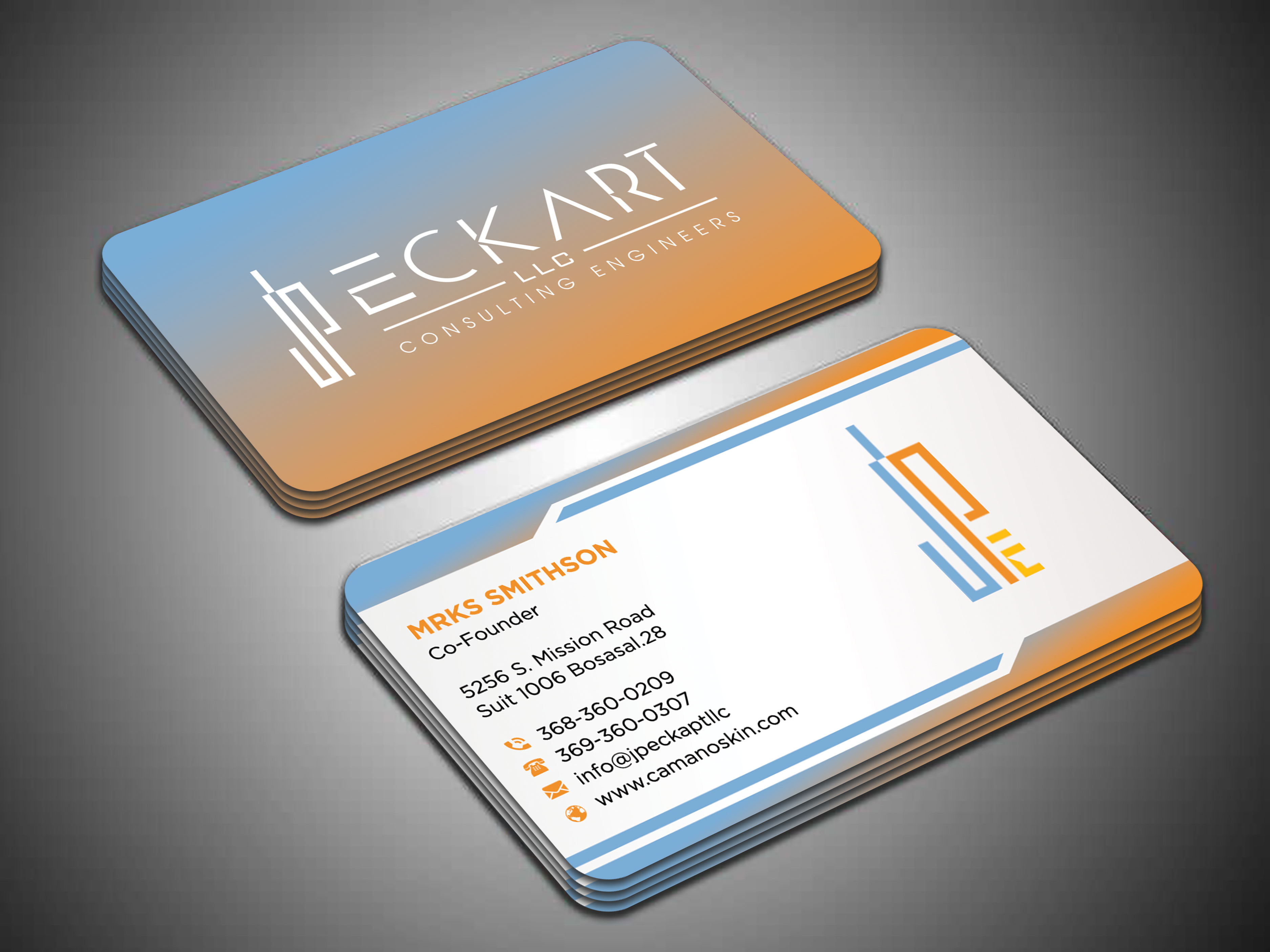 Design de Carte de Visite par sadikul islam pour JP Eckart, LLC | Design #28137889