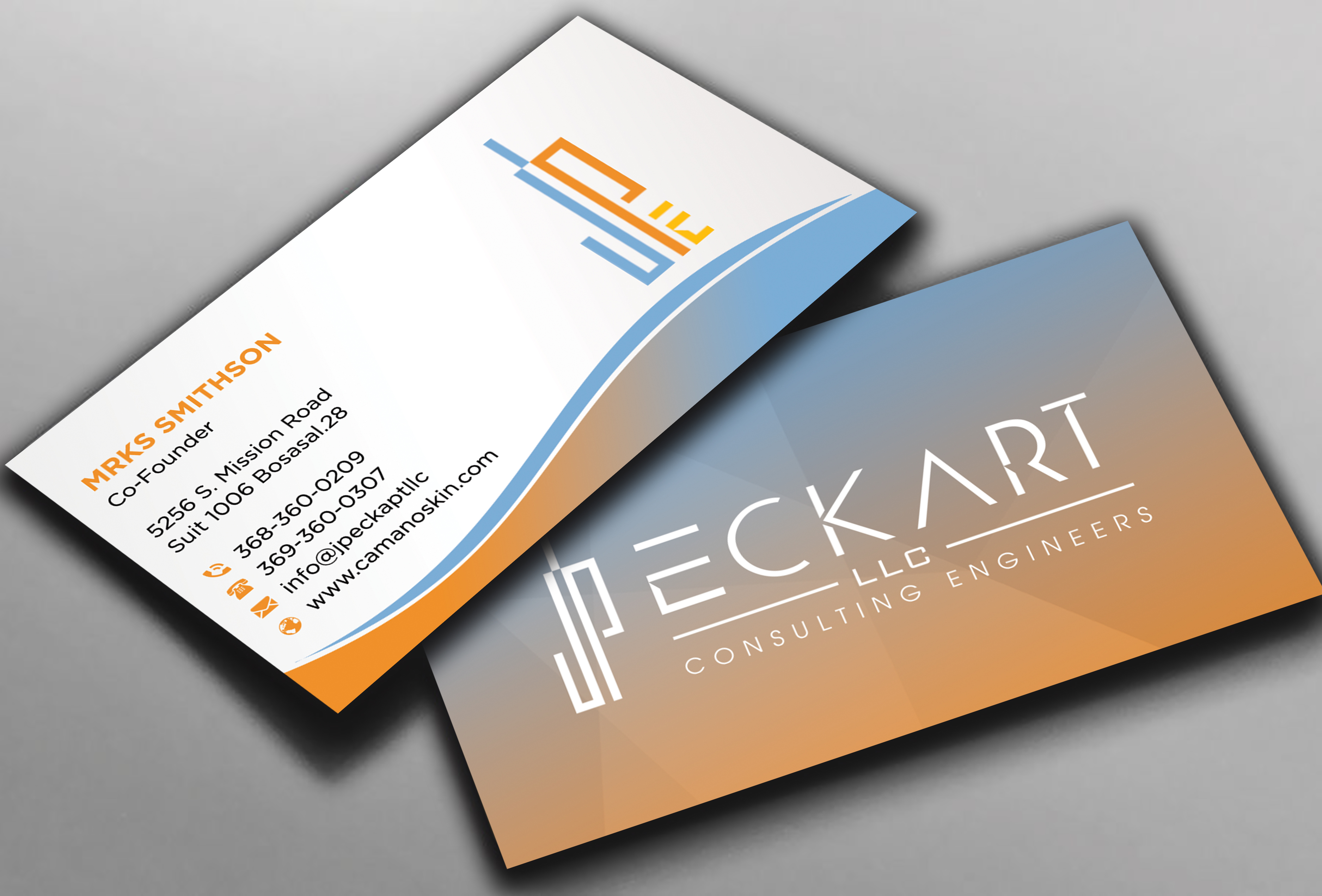 Design de Carte de Visite par sadikul islam pour JP Eckart, LLC | Design #28137891