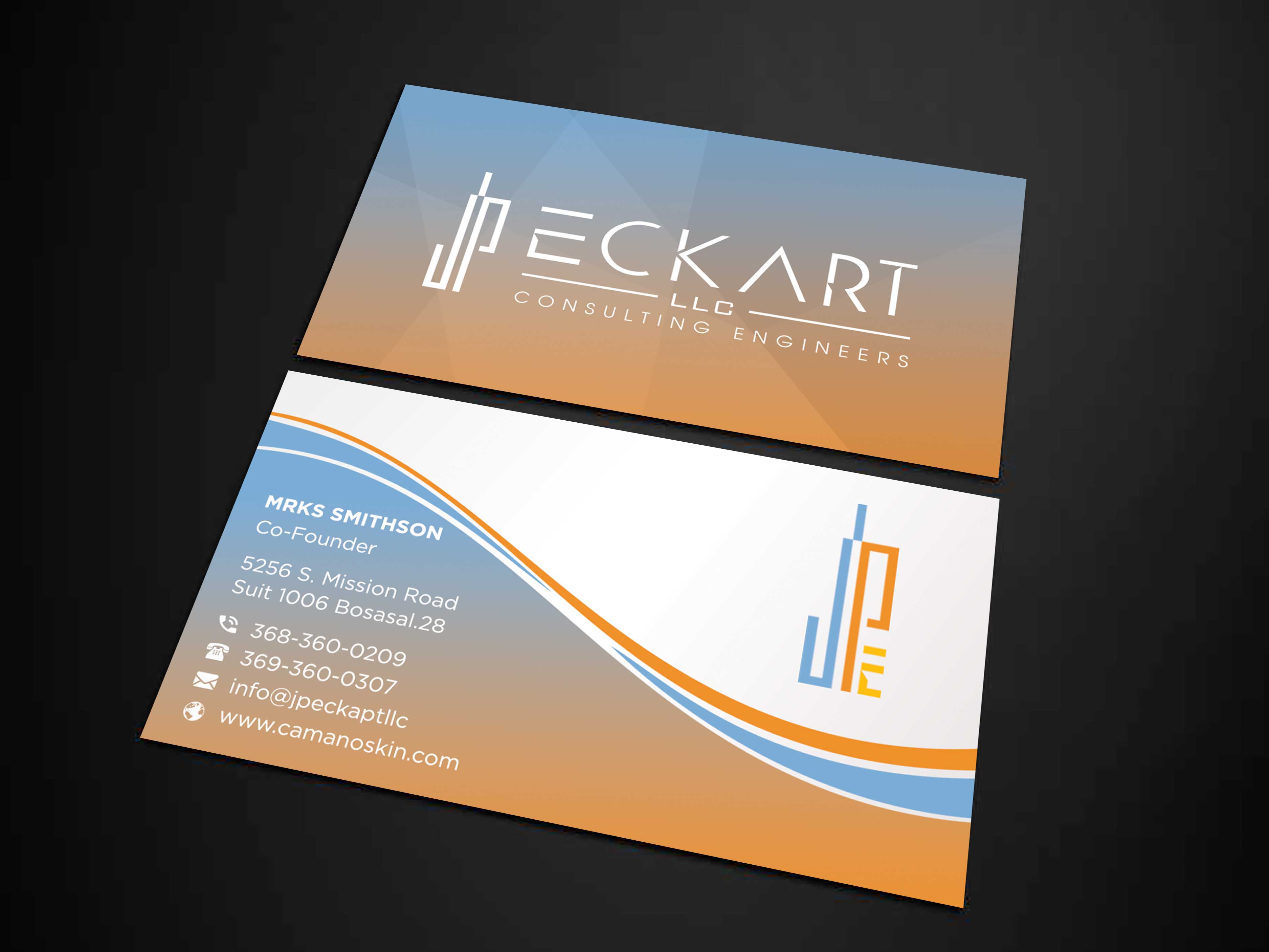 Business Card Design by sadikul islam for JP Eckart, LLC | Design #28137894