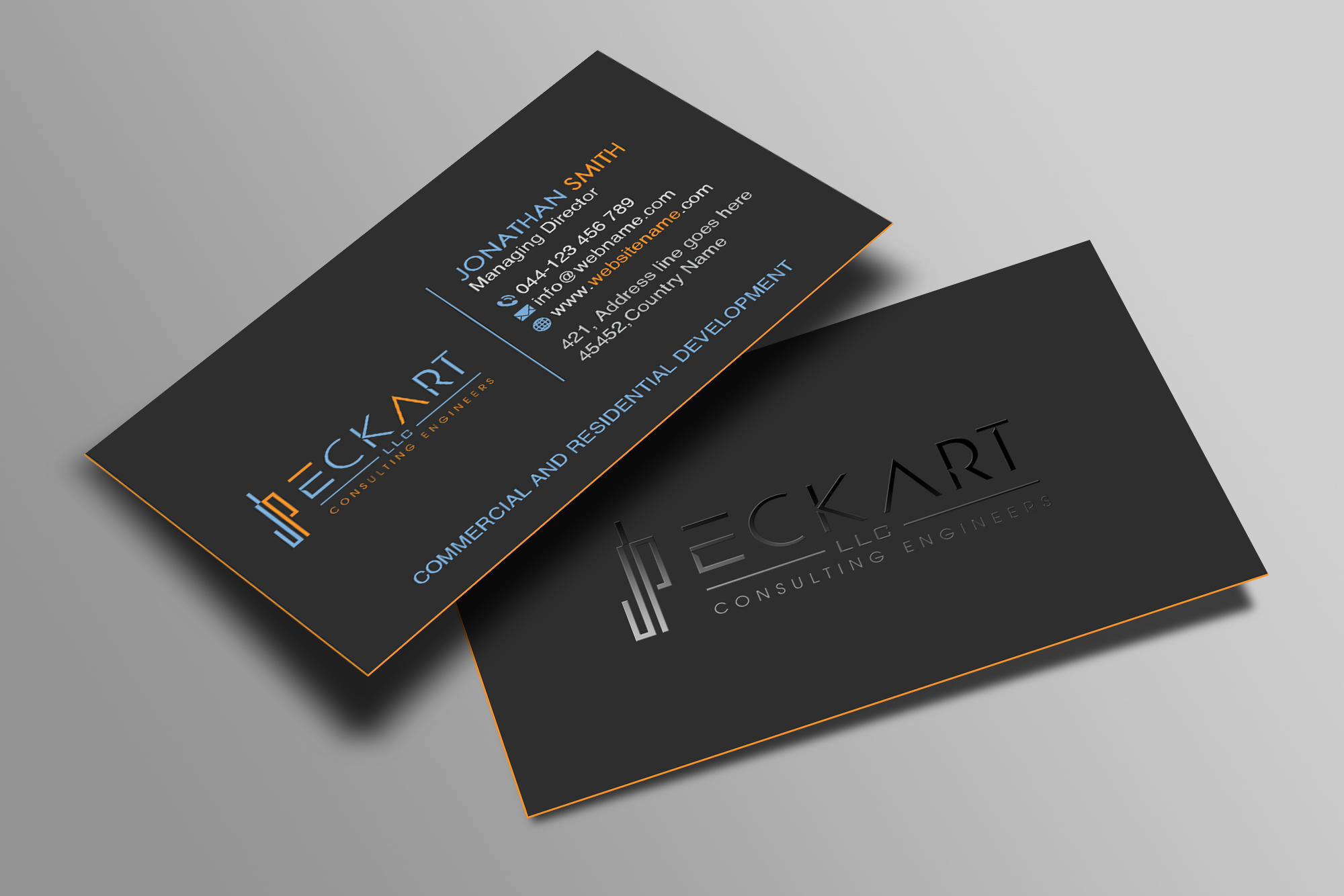 Business Card Design by Creations Box 2015 for JP Eckart, LLC | Design #28135583