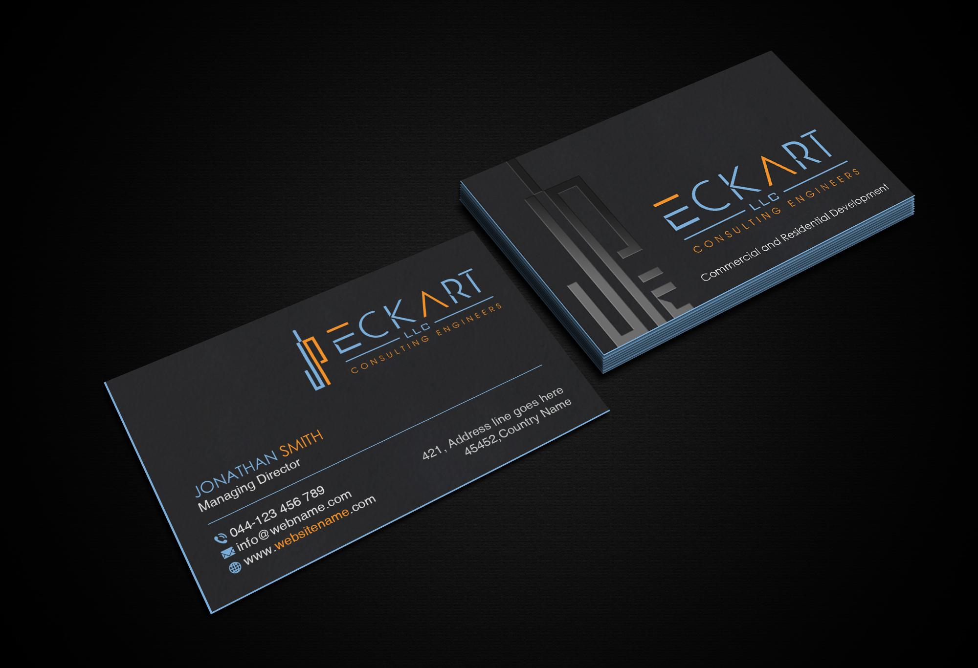 Business Card Design by Creations Box 2015 for JP Eckart, LLC | Design #28135584