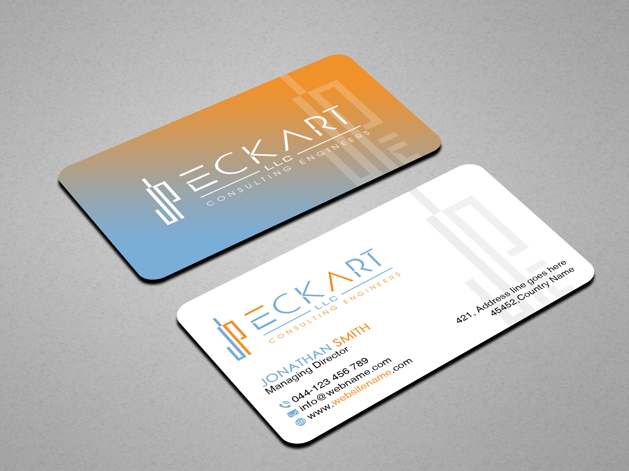 Visitenkarten-Design von Creations Box 2015 für JP Eckart, LLC | Design #28135607