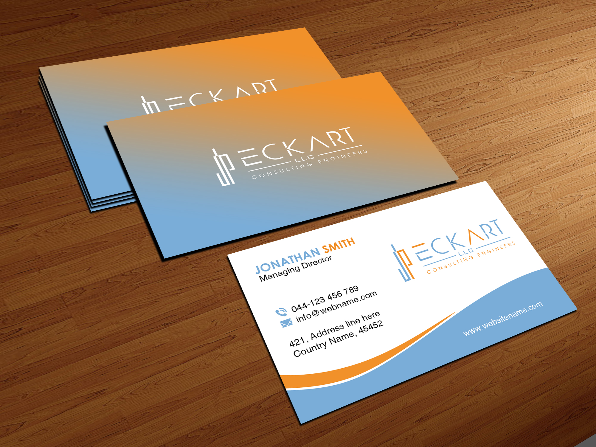 Business Card Design by Creations Box 2015 for JP Eckart, LLC | Design #28136886