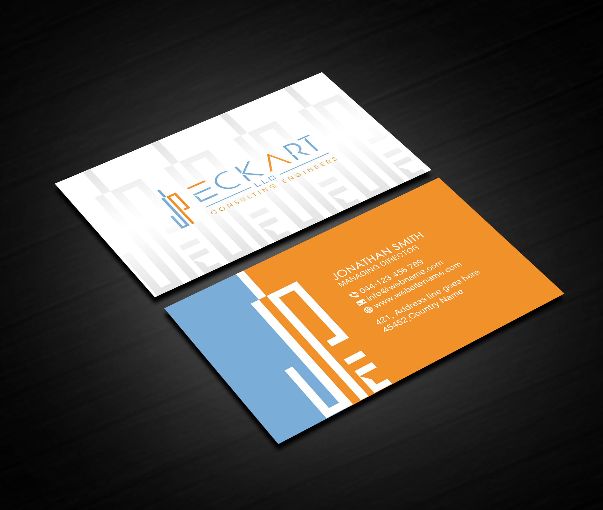 Diseño de Tarjeta de Presentación por Creations Box 2015 para JP Eckart, LLC | Diseño #28141574