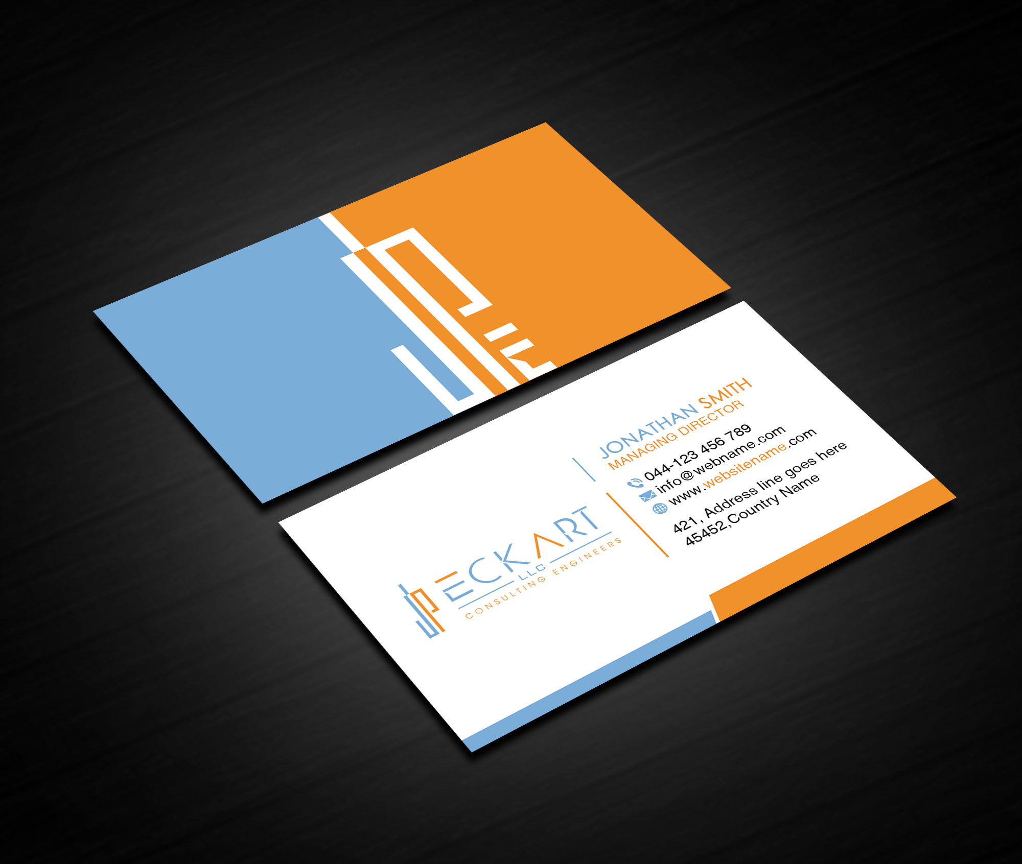 Business Card Design by Creations Box 2015 for JP Eckart, LLC | Design #28141575