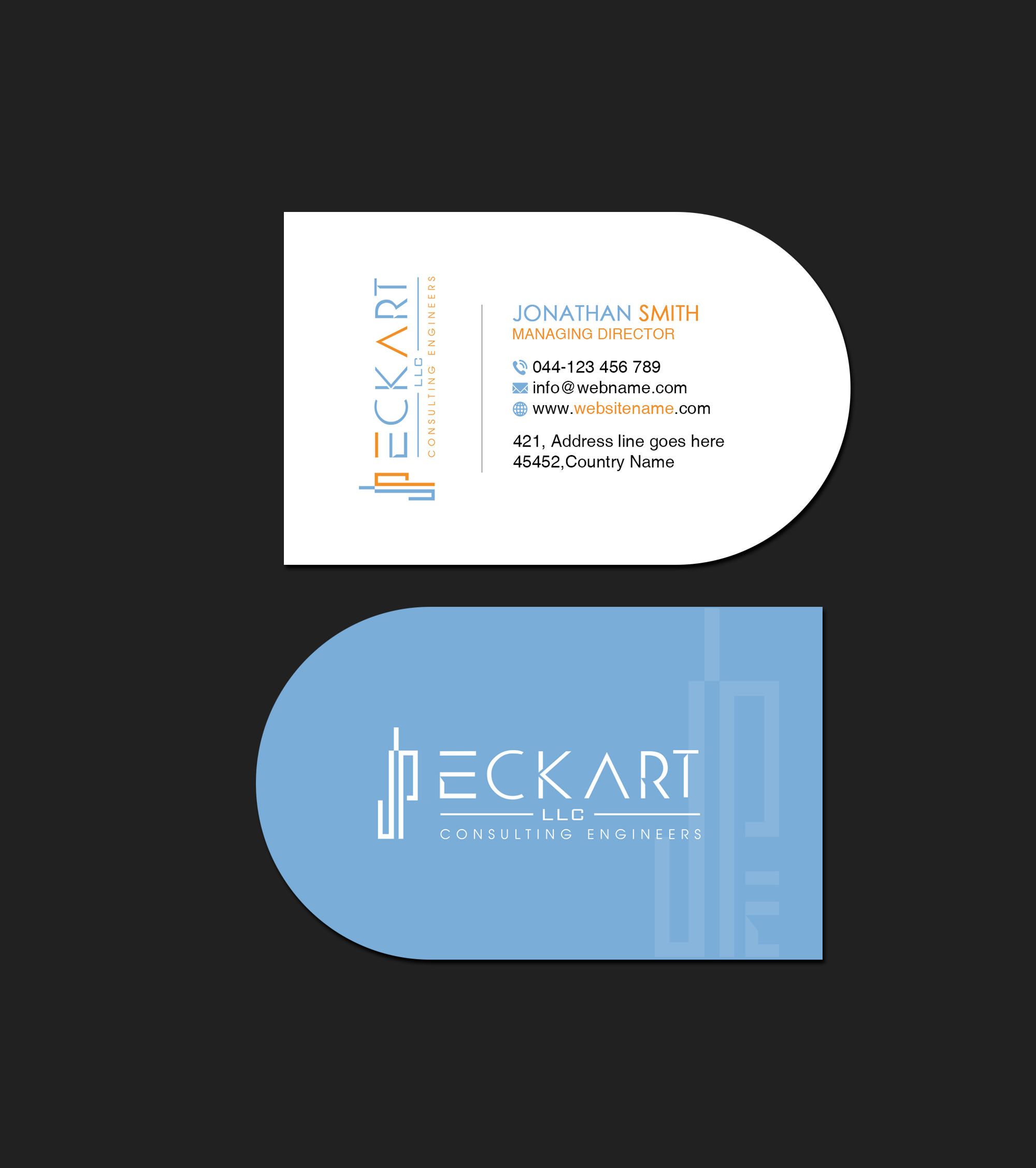Business Card Design by Creations Box 2015 for JP Eckart, LLC | Design #28141602