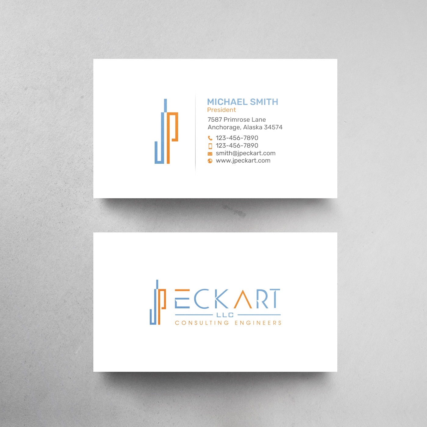 Diseño de Tarjeta de Presentación por chandrayaan.creative para JP Eckart, LLC | Diseño #28138761
