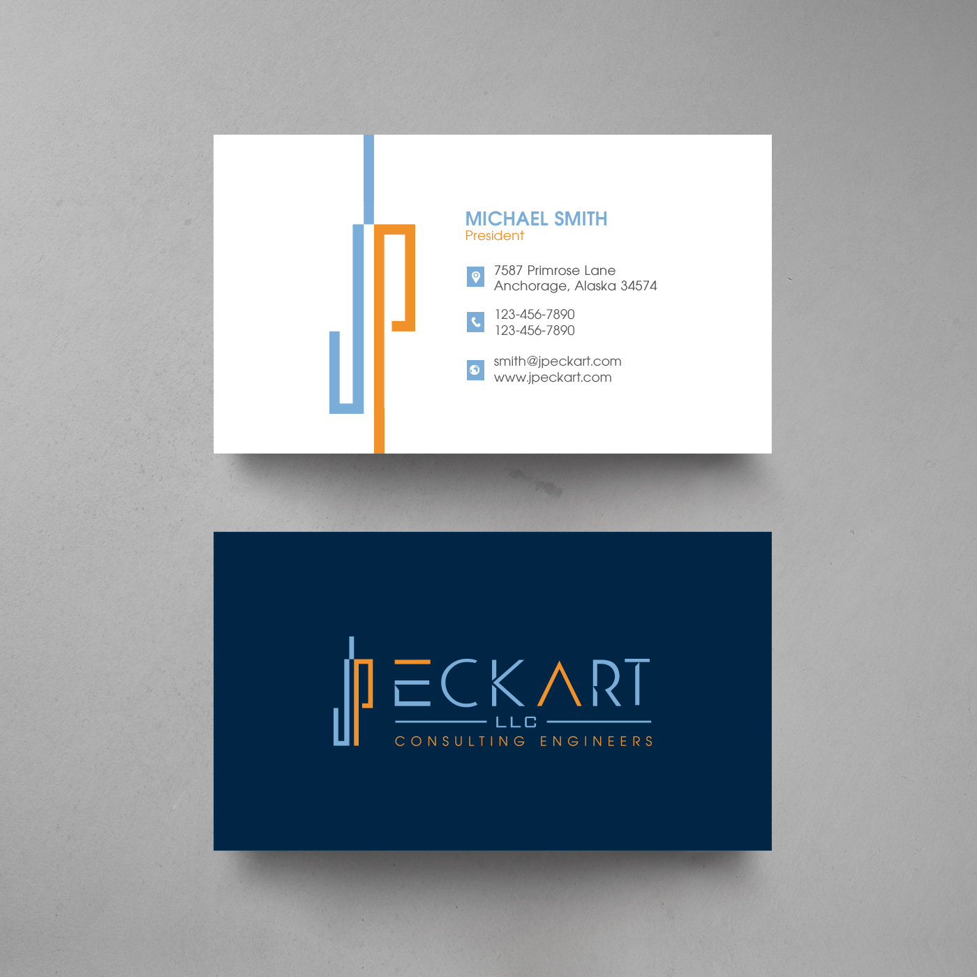 Business Card Design by chandrayaan.creative for JP Eckart, LLC | Design #28139924