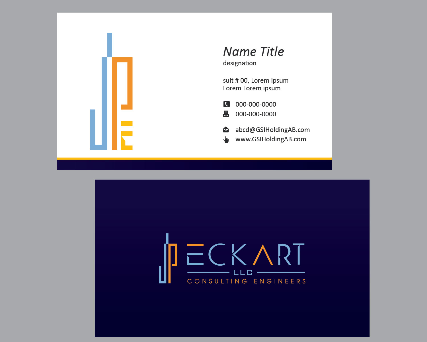 Business Card Design by Isnah Logo for JP Eckart, LLC | Design #28134183