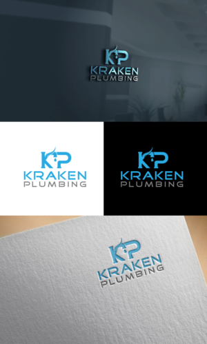 Logo Design by Sayma Fashion for Kraken Plumbing  | Design: #28139485
