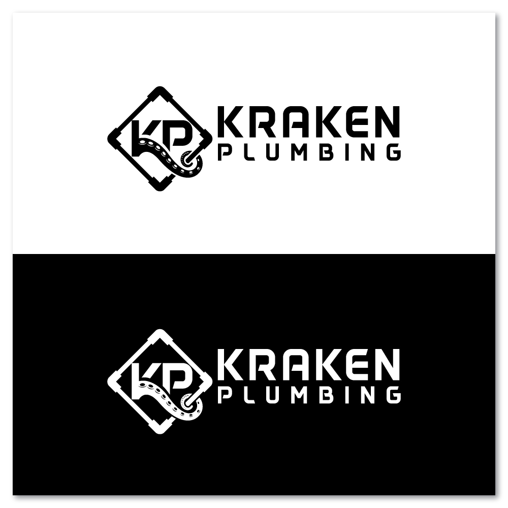 Logo Design by Sujit Banerjee for Kraken Plumbing  | Design #28135328
