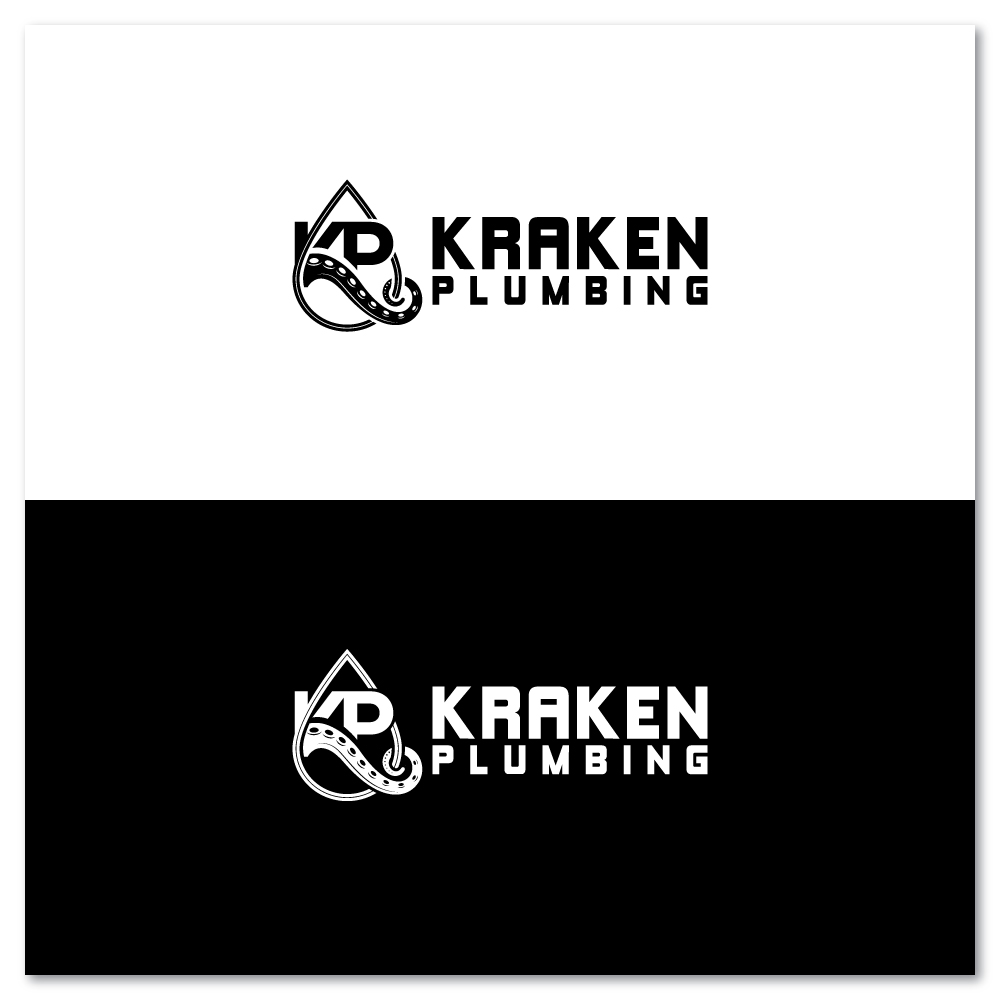 Logo Design by Sujit Banerjee for Kraken Plumbing  | Design #28161844