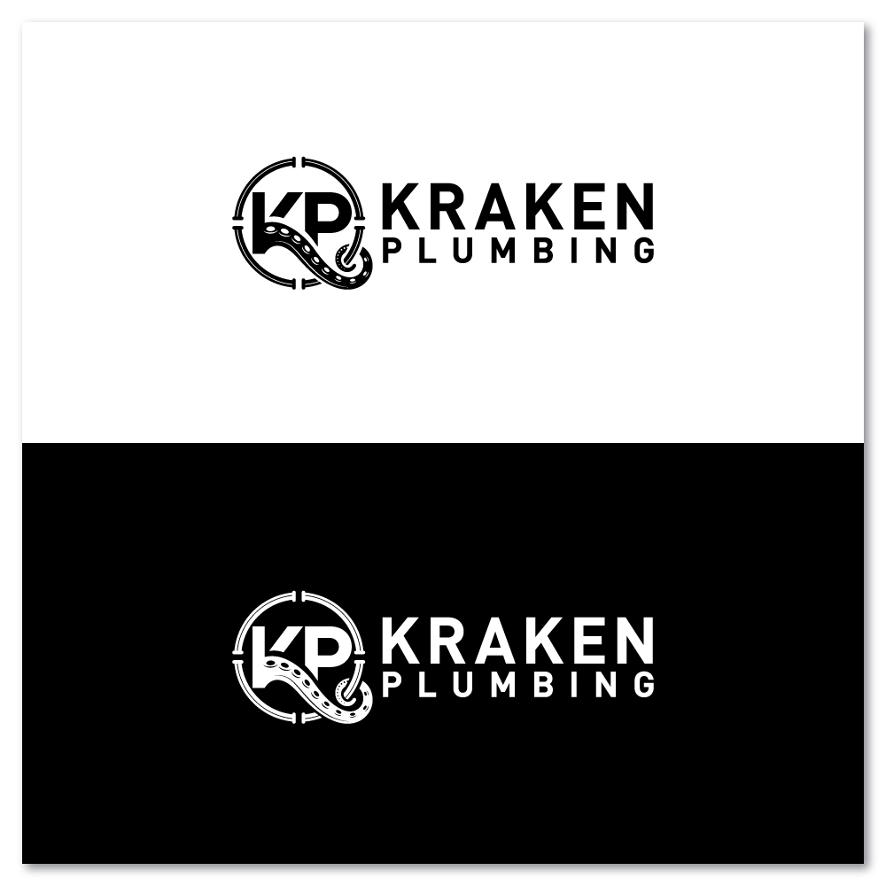 Logo Design by Sujit Banerjee for Kraken Plumbing  | Design #28161845