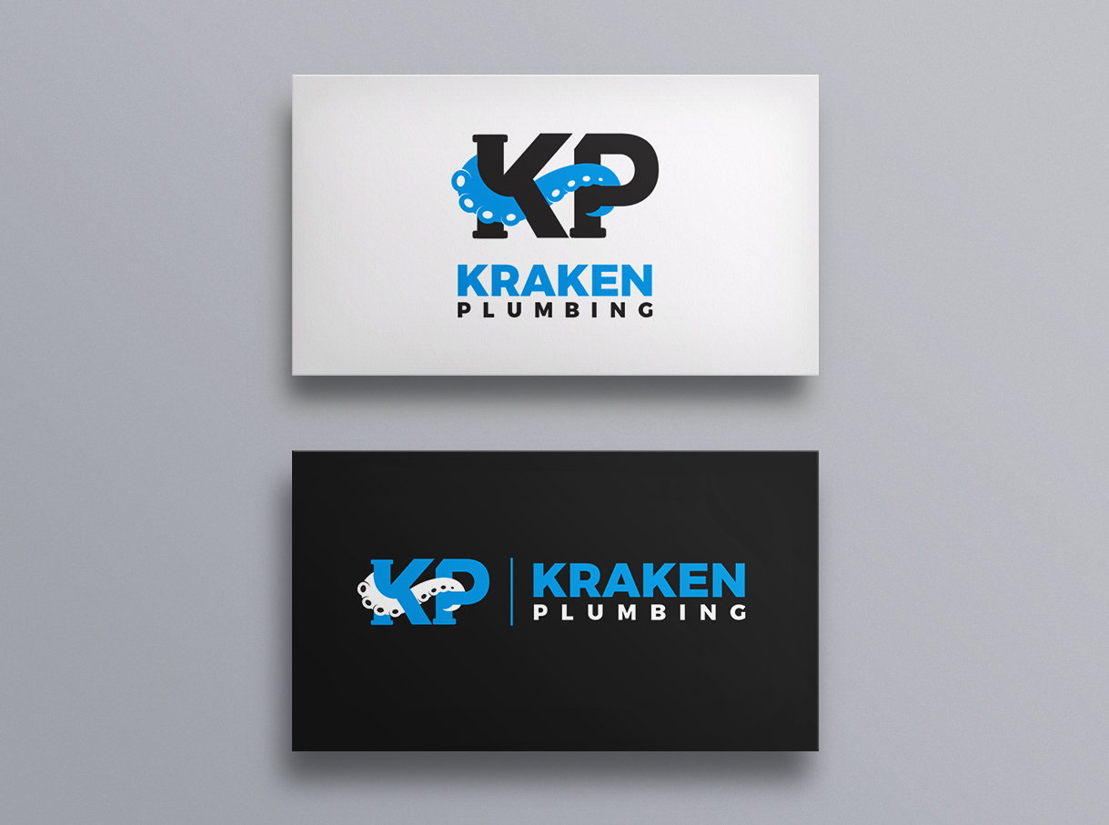 Logo Design by Djamdesign for Kraken Plumbing  | Design #28138560