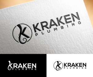 Logo Design by step forward 2 for Kraken Plumbing  | Design: #28134516