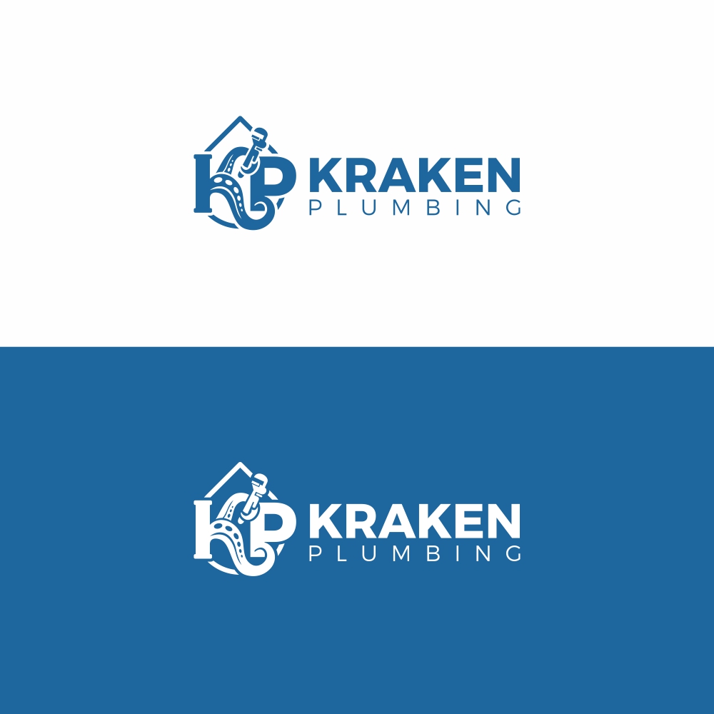 Logo Design by MOH Studio for Kraken Plumbing  | Design #28136970