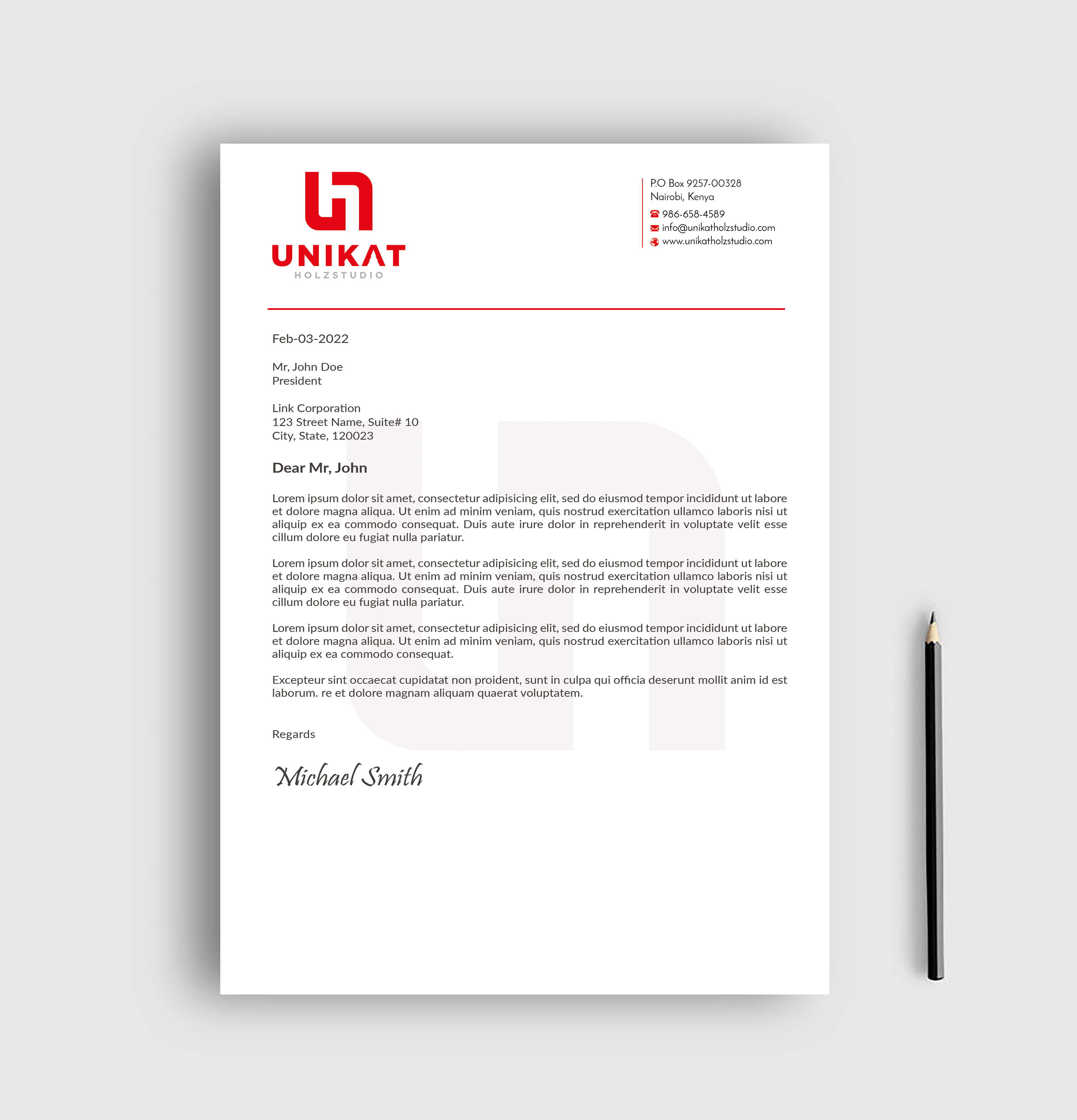 Stationery Design by sadikul islam for this project | Design #28138096