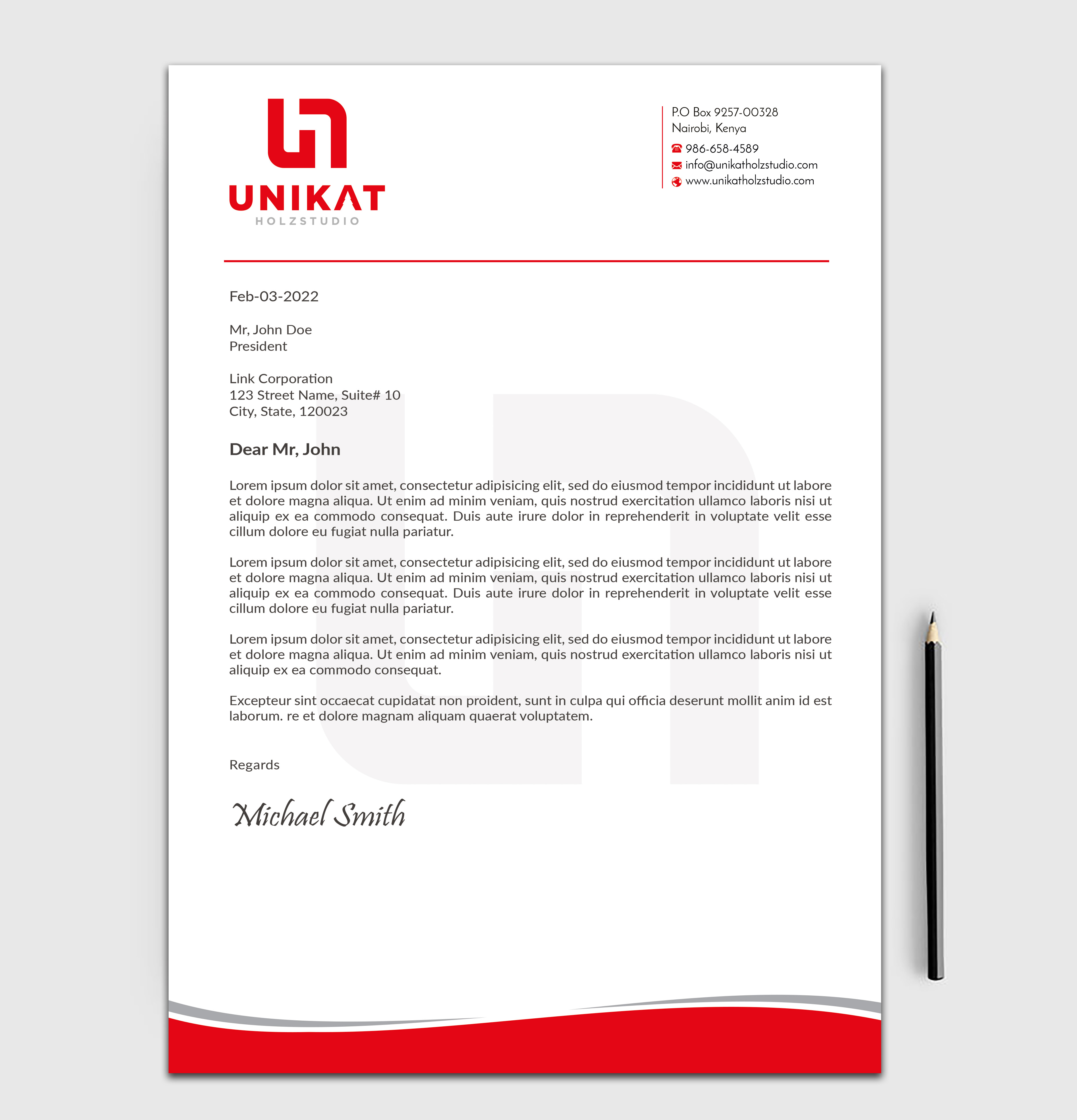 Stationery Design by sadikul islam for this project | Design #28138097