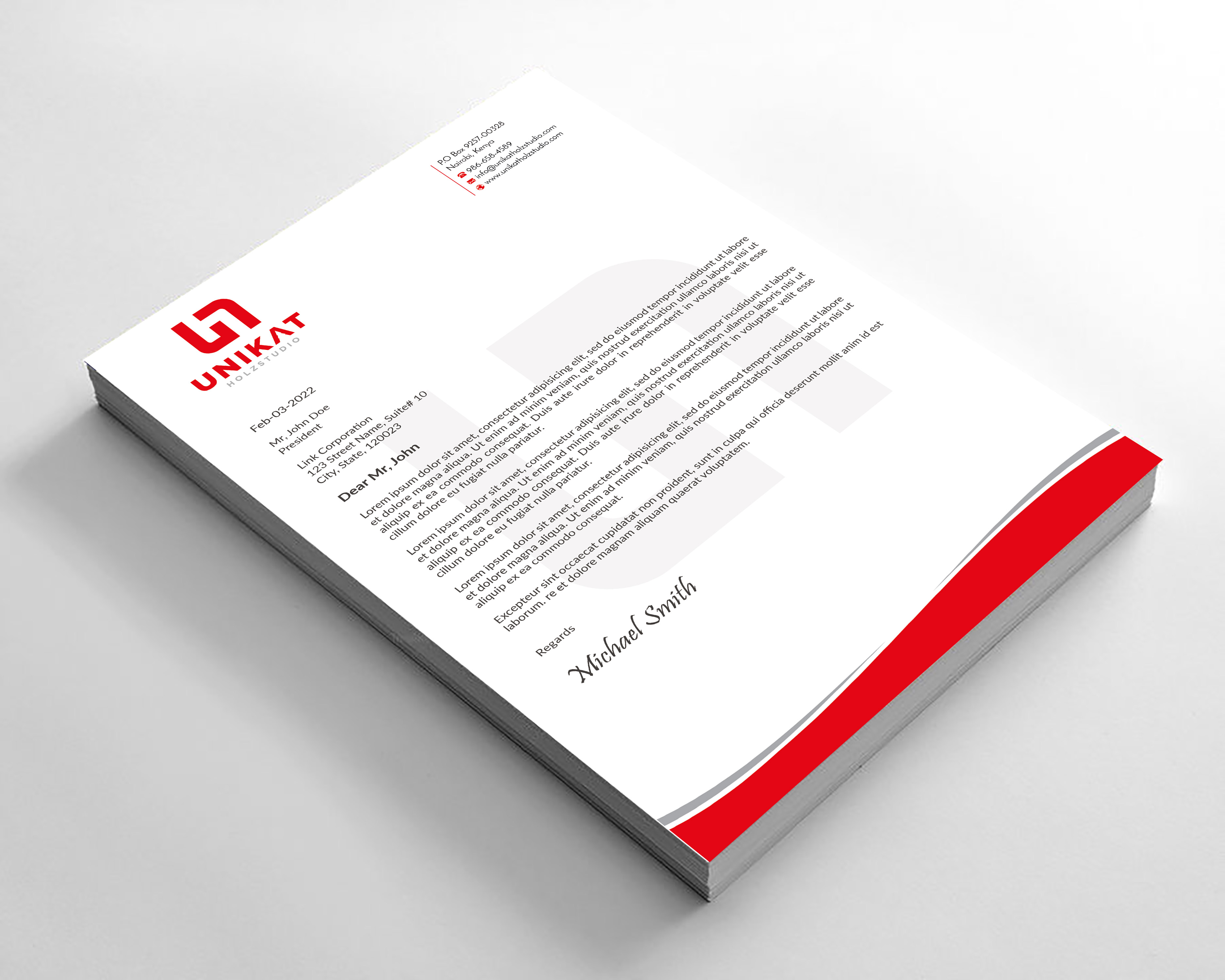 Stationery Design by sadikul islam for this project | Design #28138099