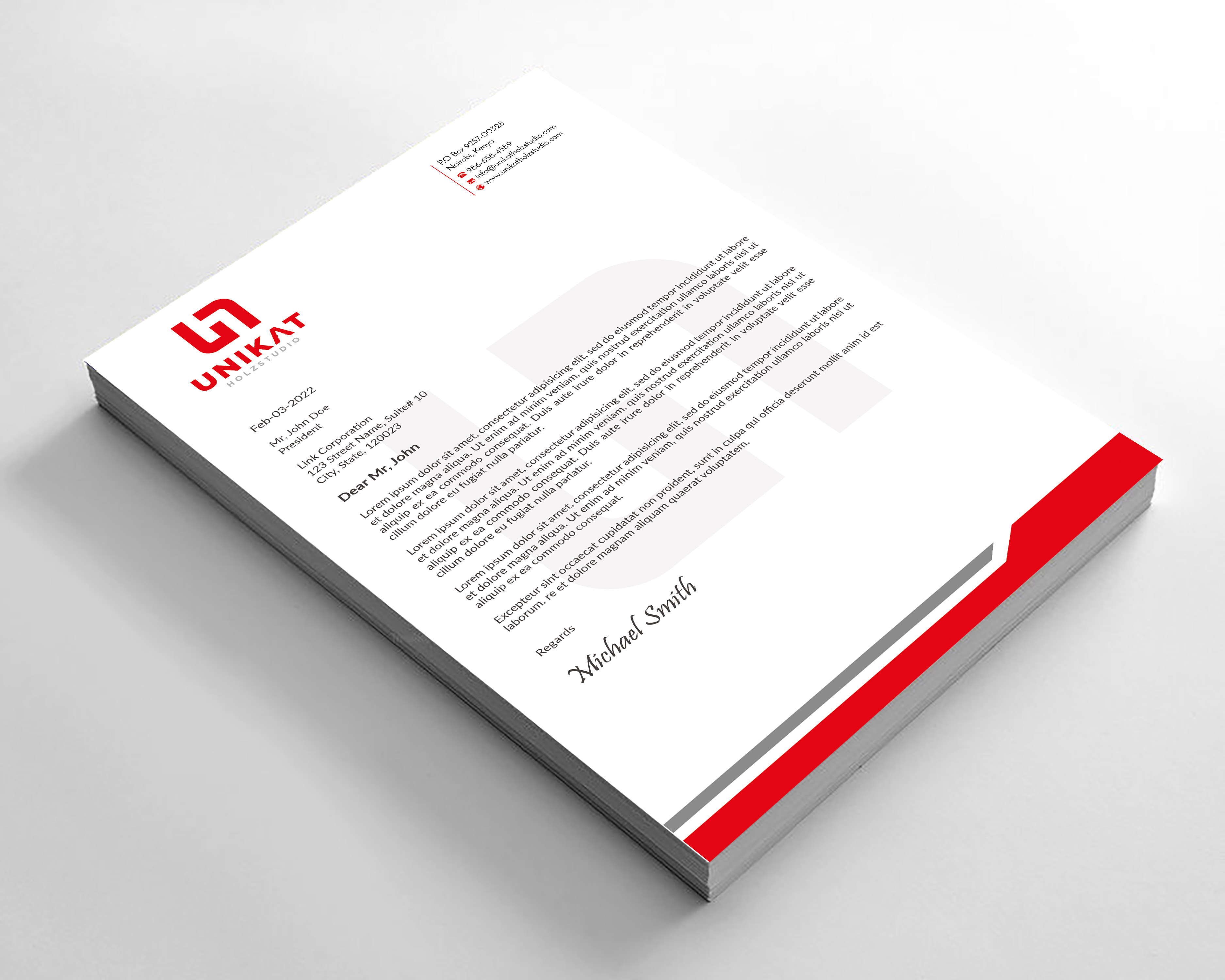 Stationery Design by sadikul islam for this project | Design #28138103