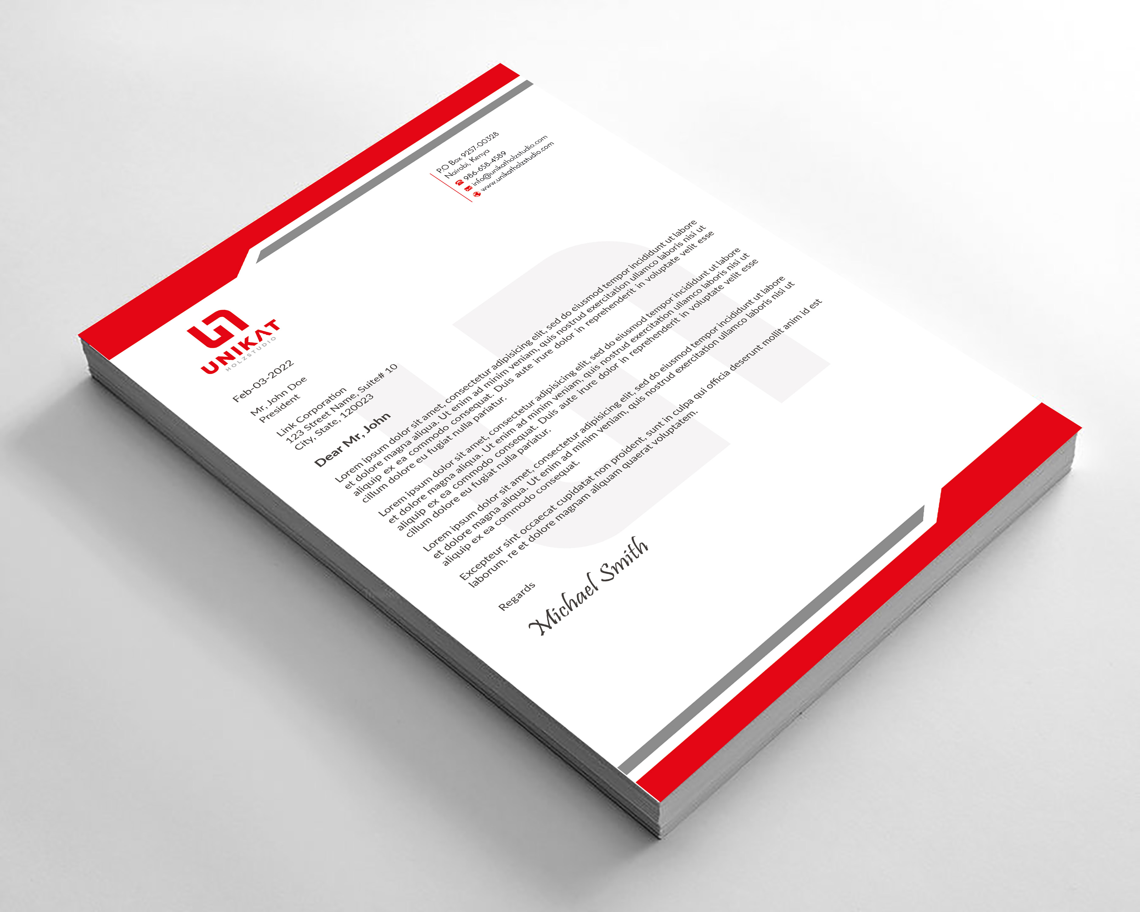 Stationery Design by sadikul islam for this project | Design #28138105