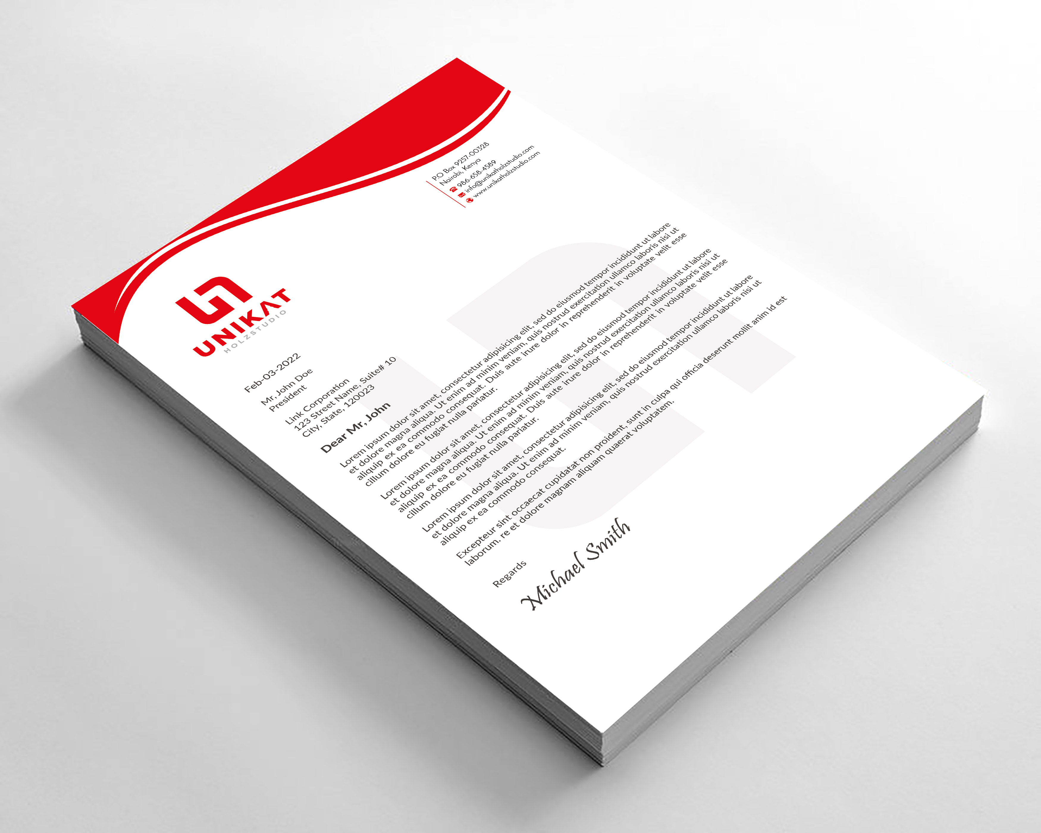 Stationery Design by sadikul islam for this project | Design #28138112