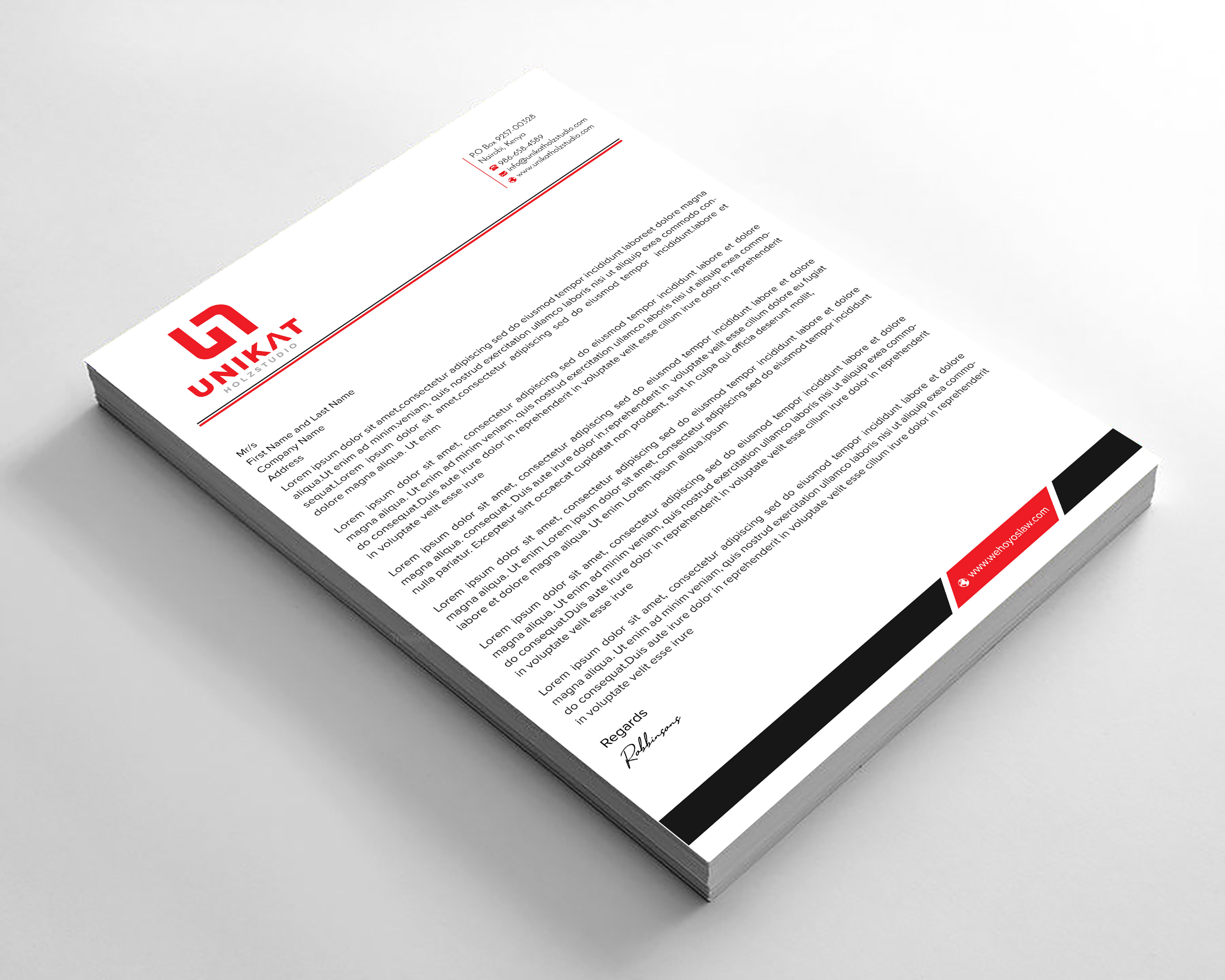 Stationery Design by sadikul islam for this project | Design #28138117