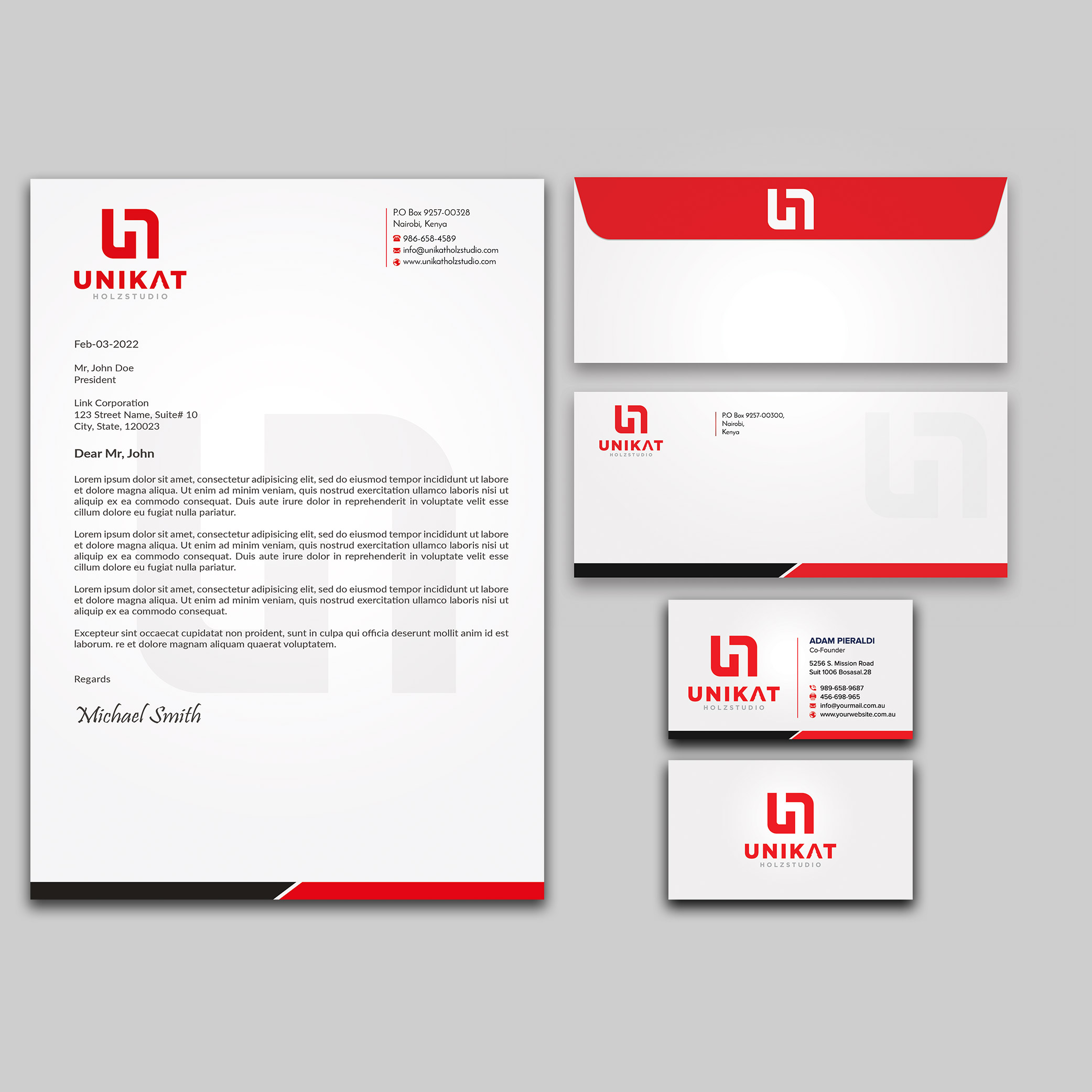 Stationery Design by sadikul islam for this project | Design #28140294