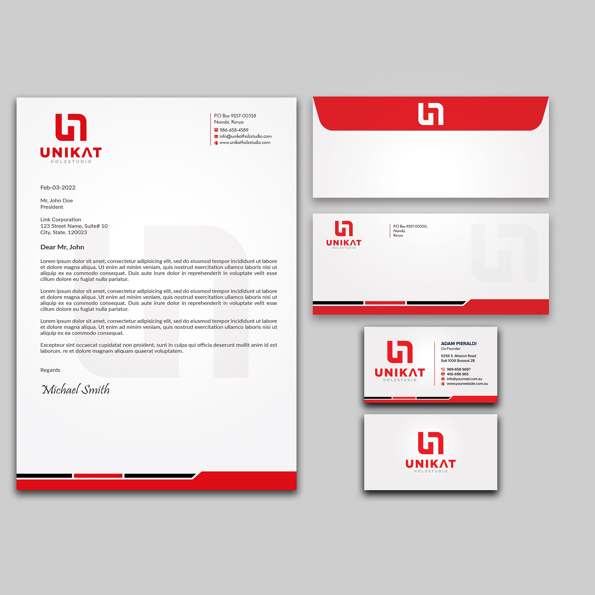 Stationery Design by sadikul islam for this project | Design #28140295