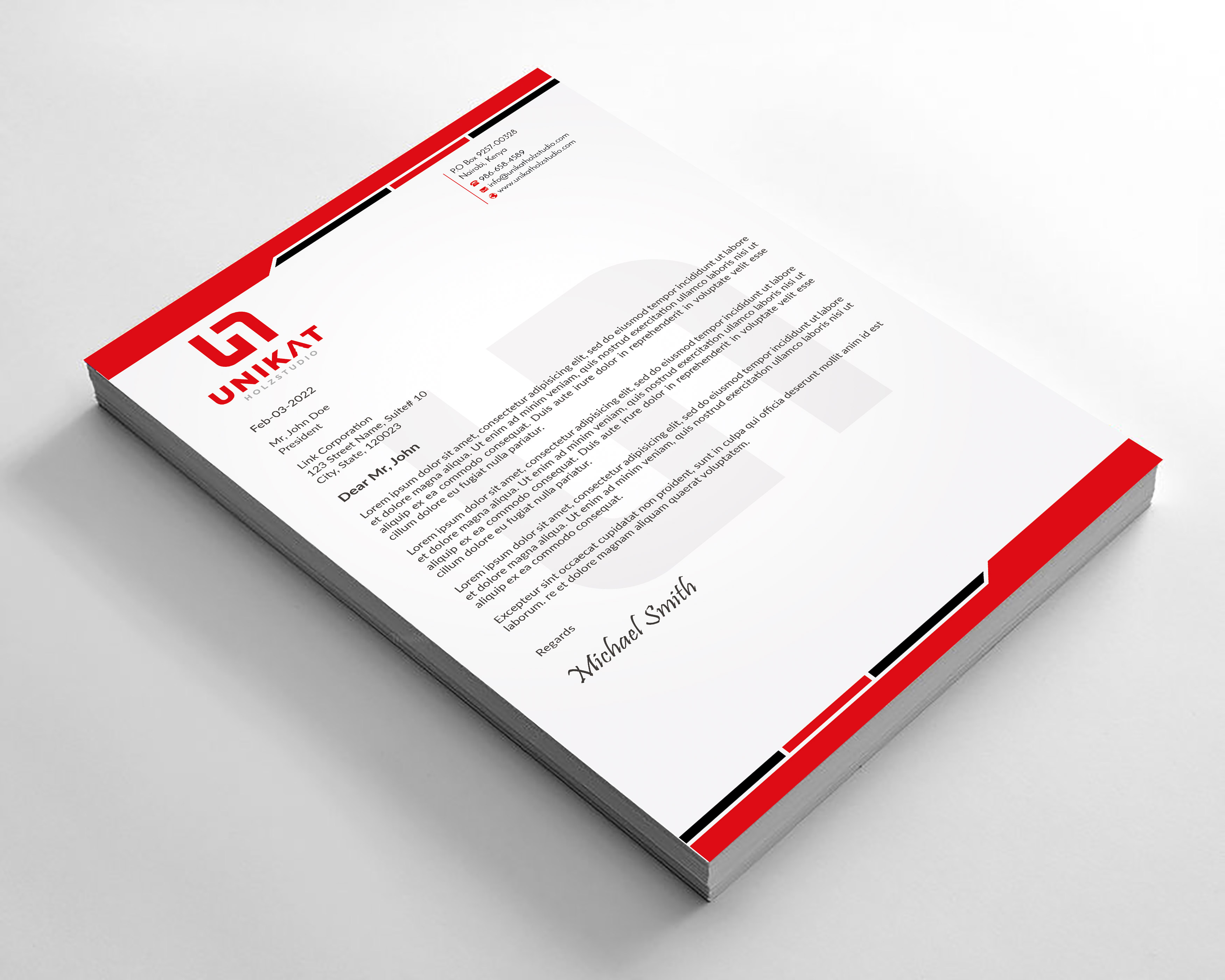 Stationery Design by sadikul islam for this project | Design #28140757