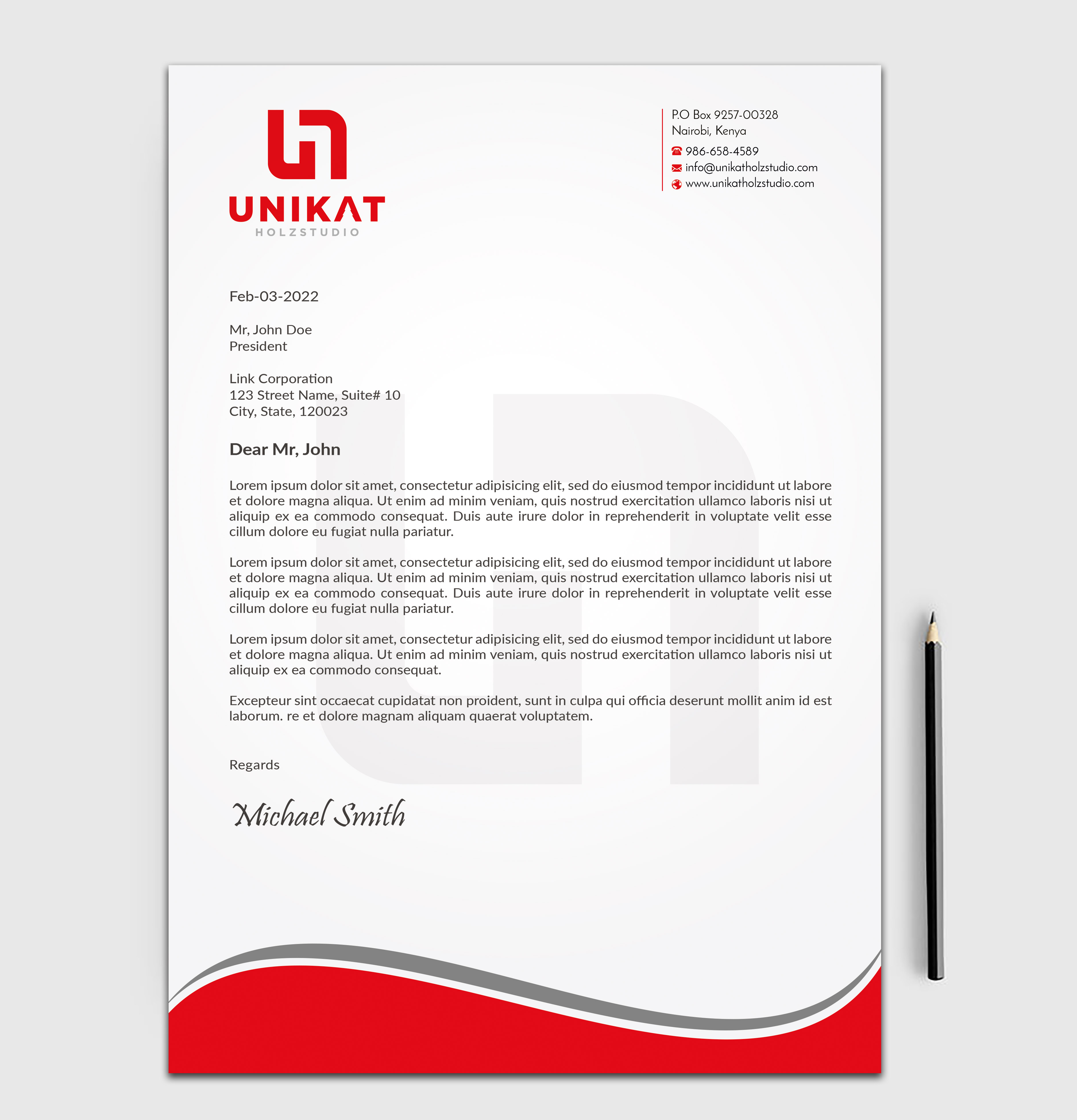 Stationery Design by sadikul islam for this project | Design #28140762