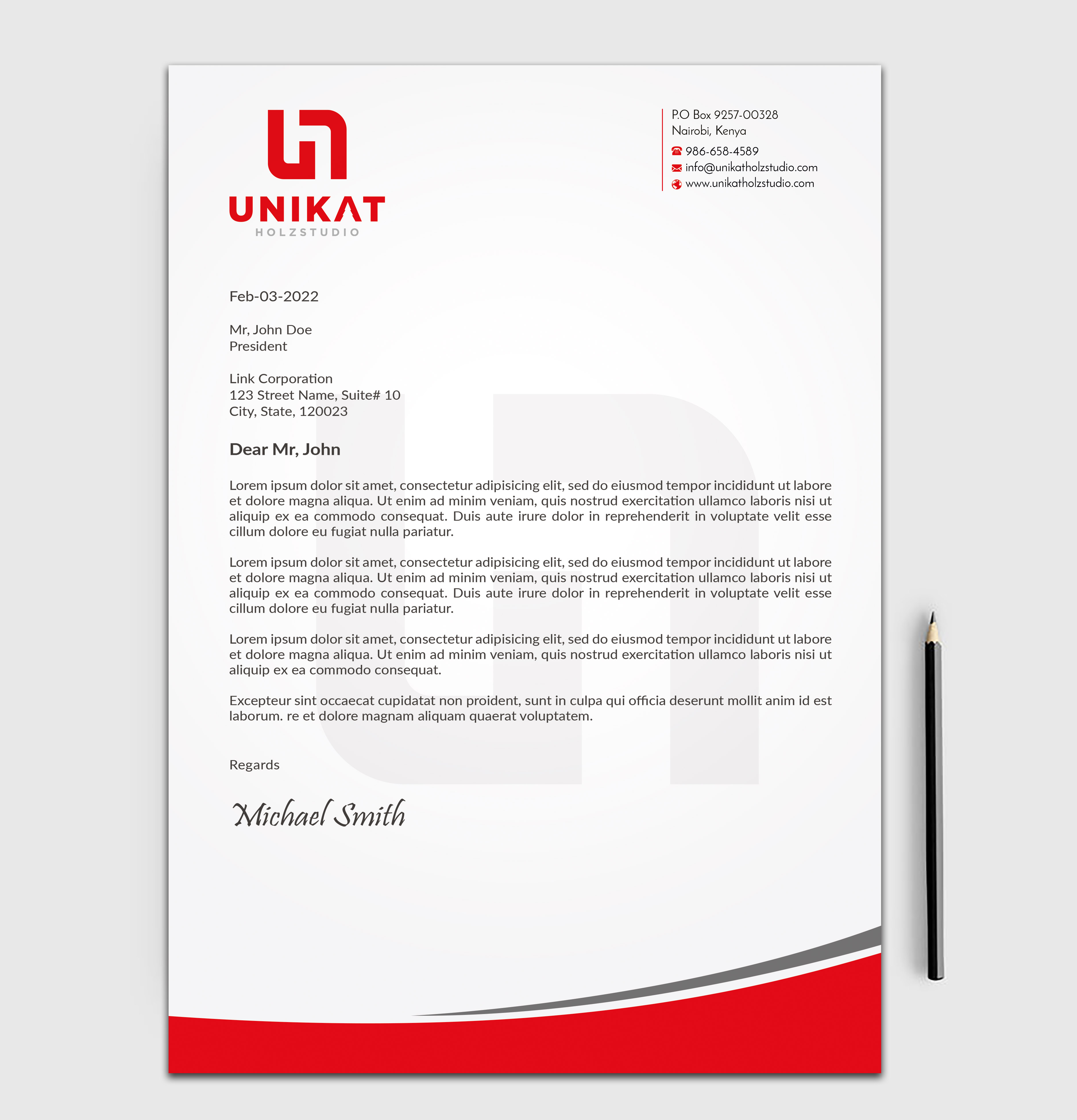 Stationery Design by sadikul islam for this project | Design #28140769