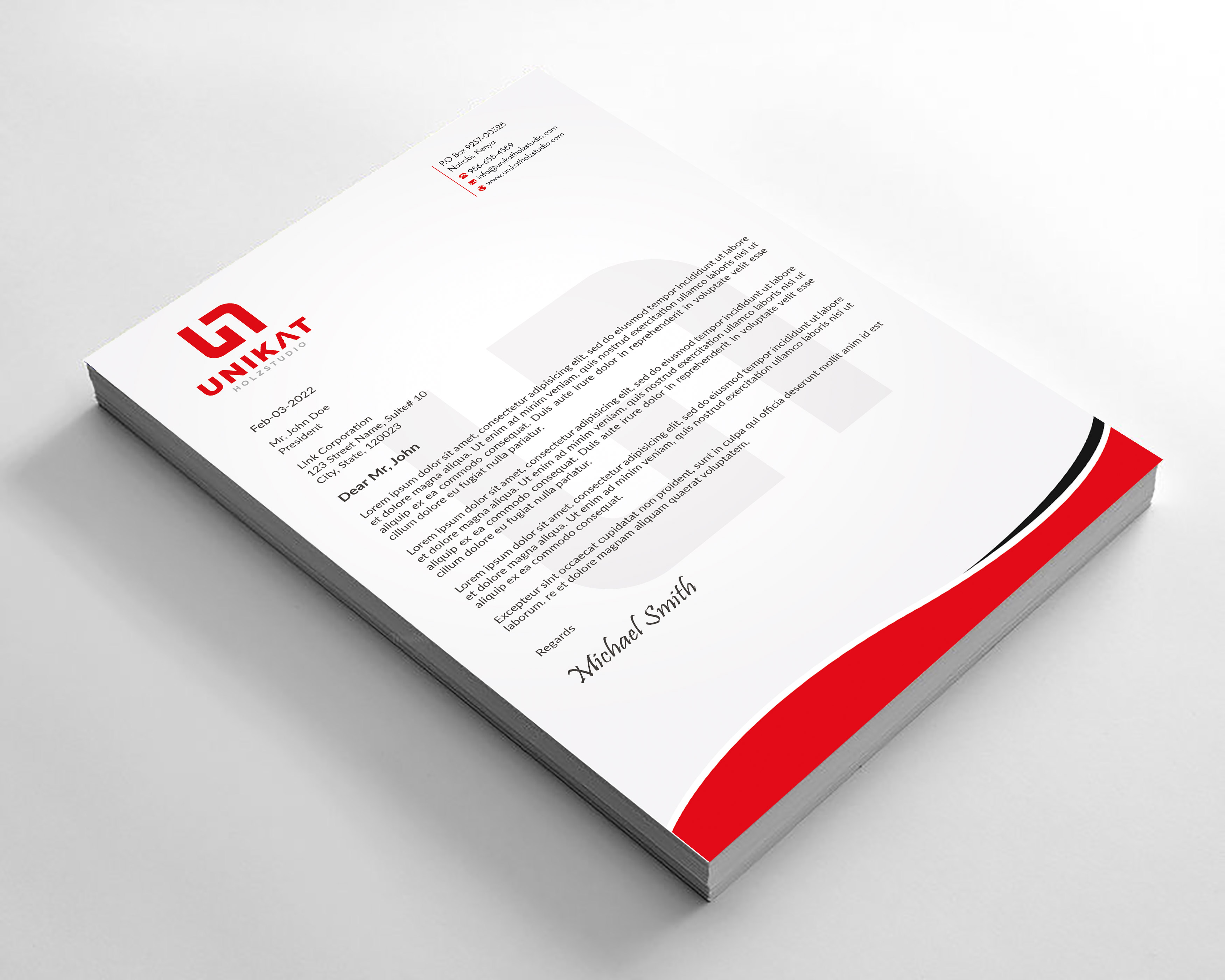 Stationery Design by sadikul islam for this project | Design #28140771