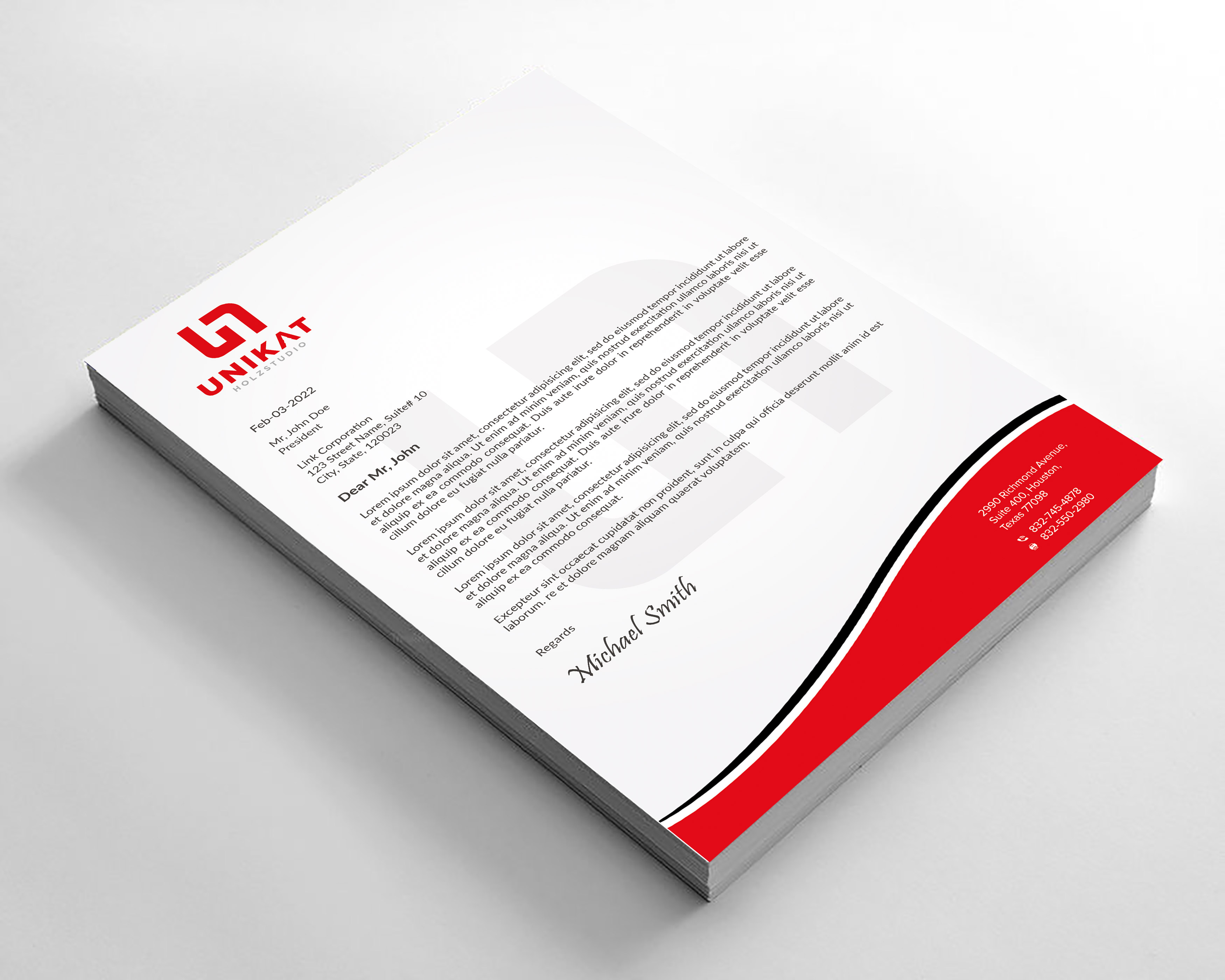 Stationery Design by sadikul islam for this project | Design #28140775