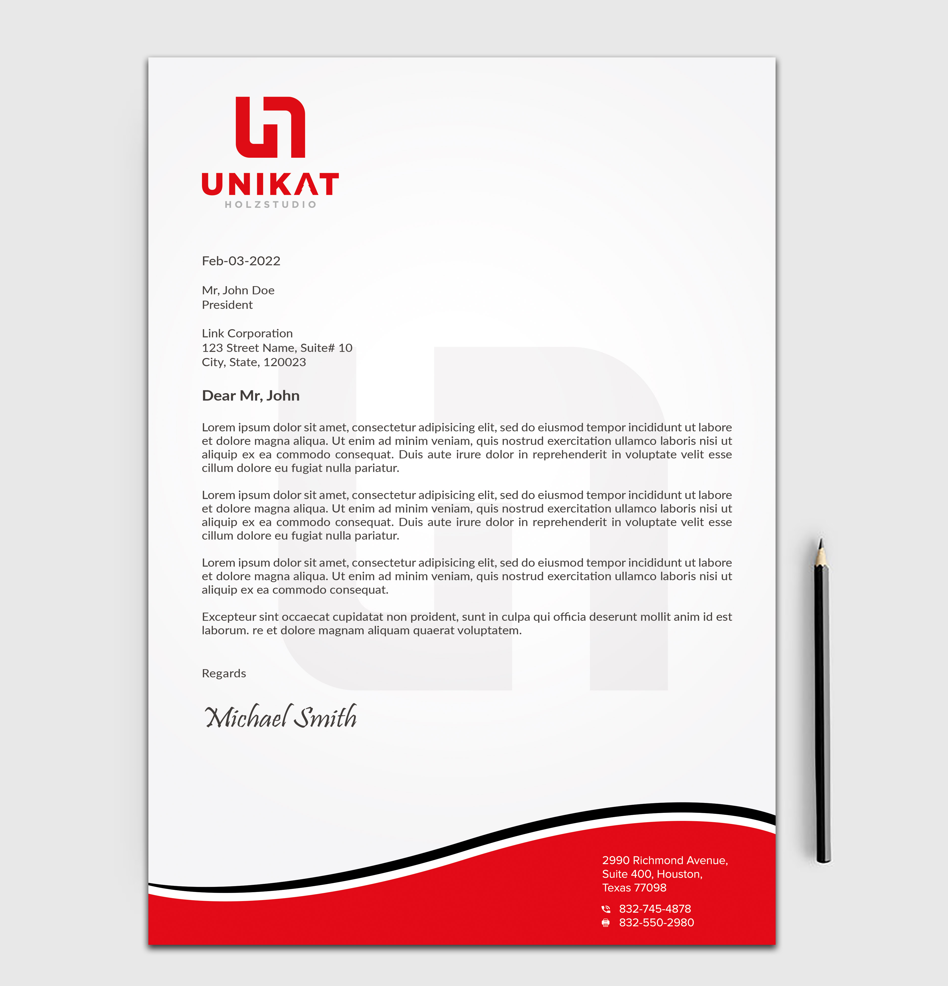 Stationery Design by sadikul islam for this project | Design #28140777