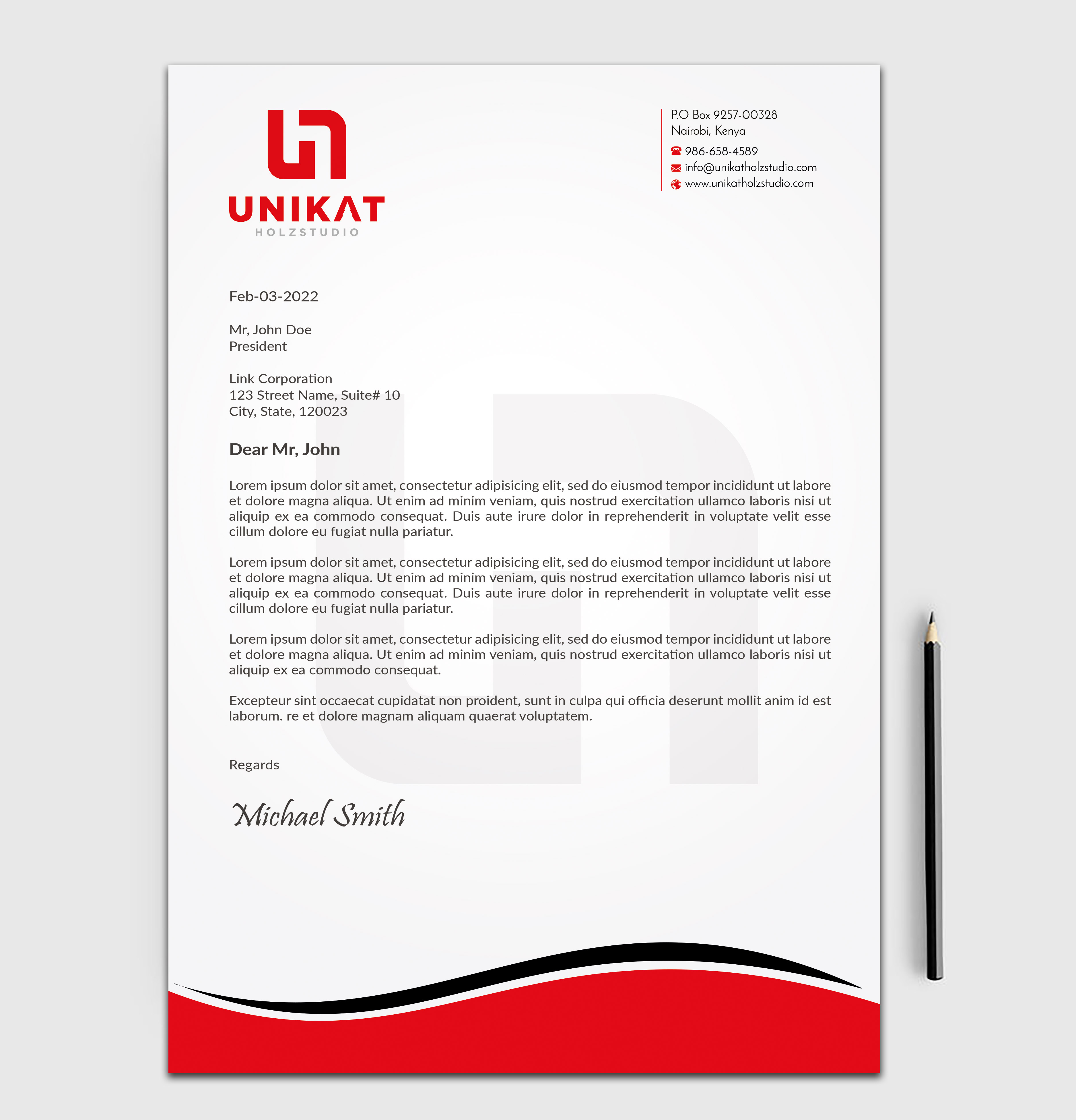 Stationery Design by sadikul islam for this project | Design #28140780