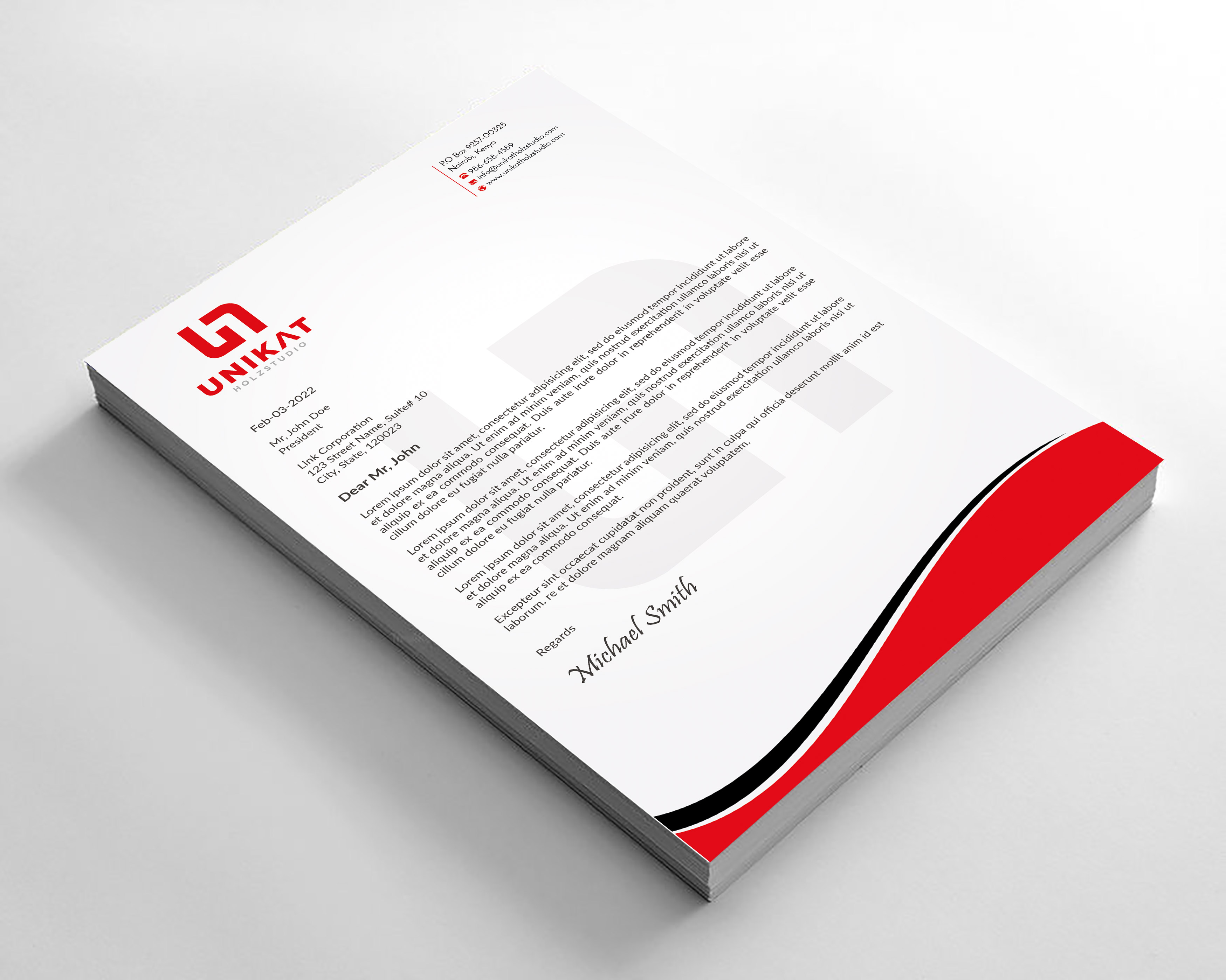 Stationery Design by sadikul islam for this project | Design #28140783