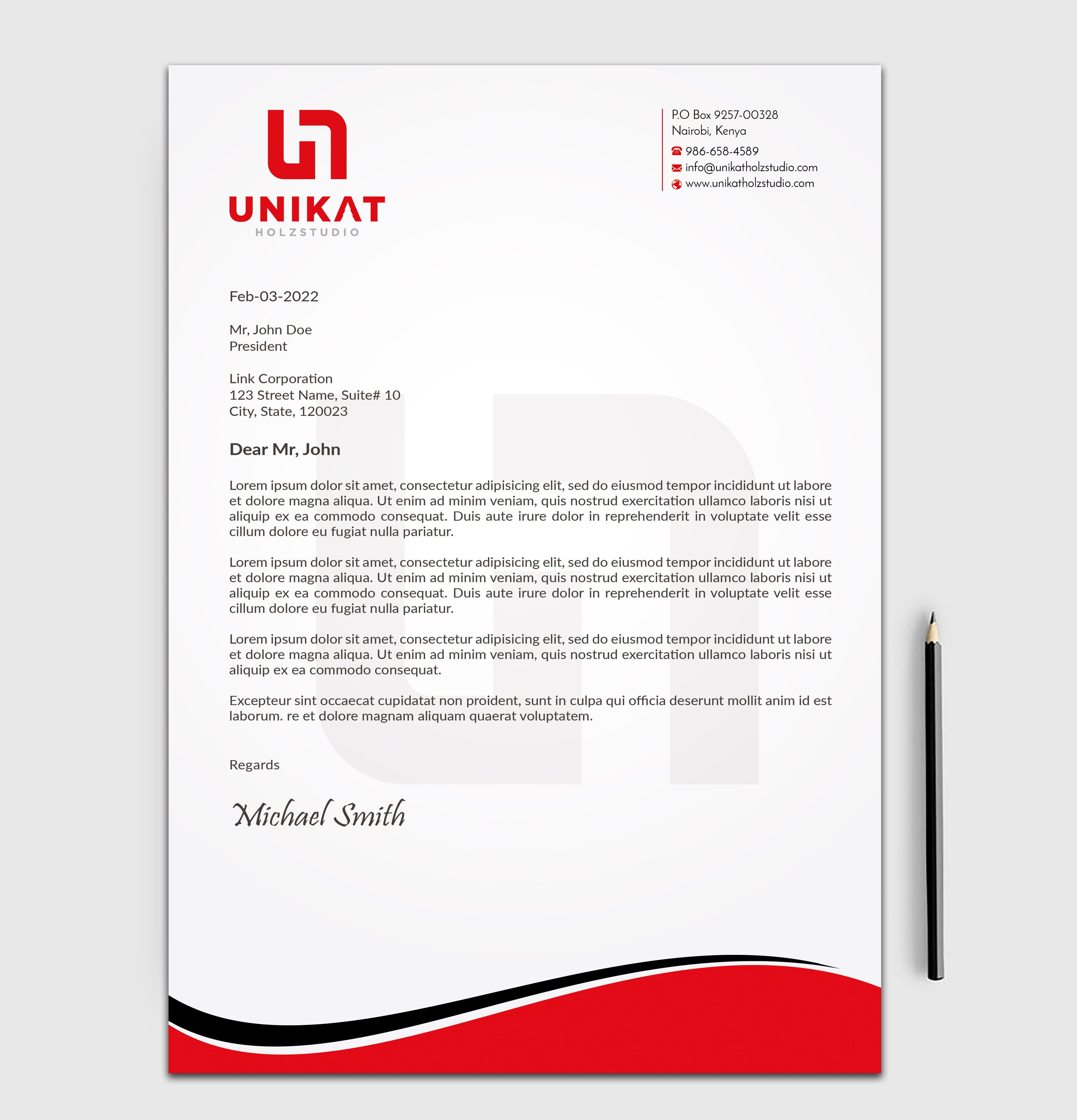 Stationery Design by sadikul islam for this project | Design #28140785