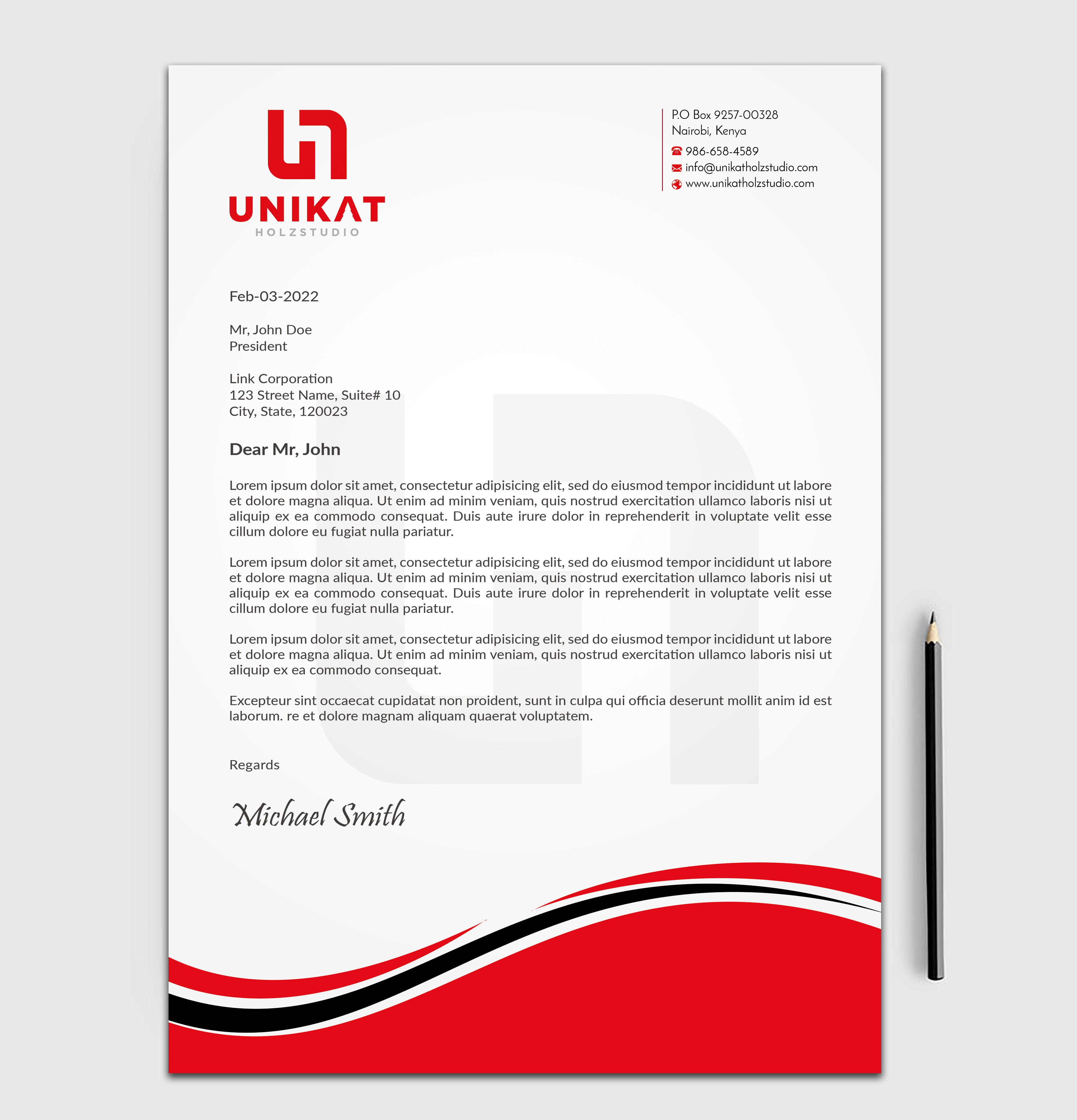 Stationery Design by sadikul islam for this project | Design #28140792