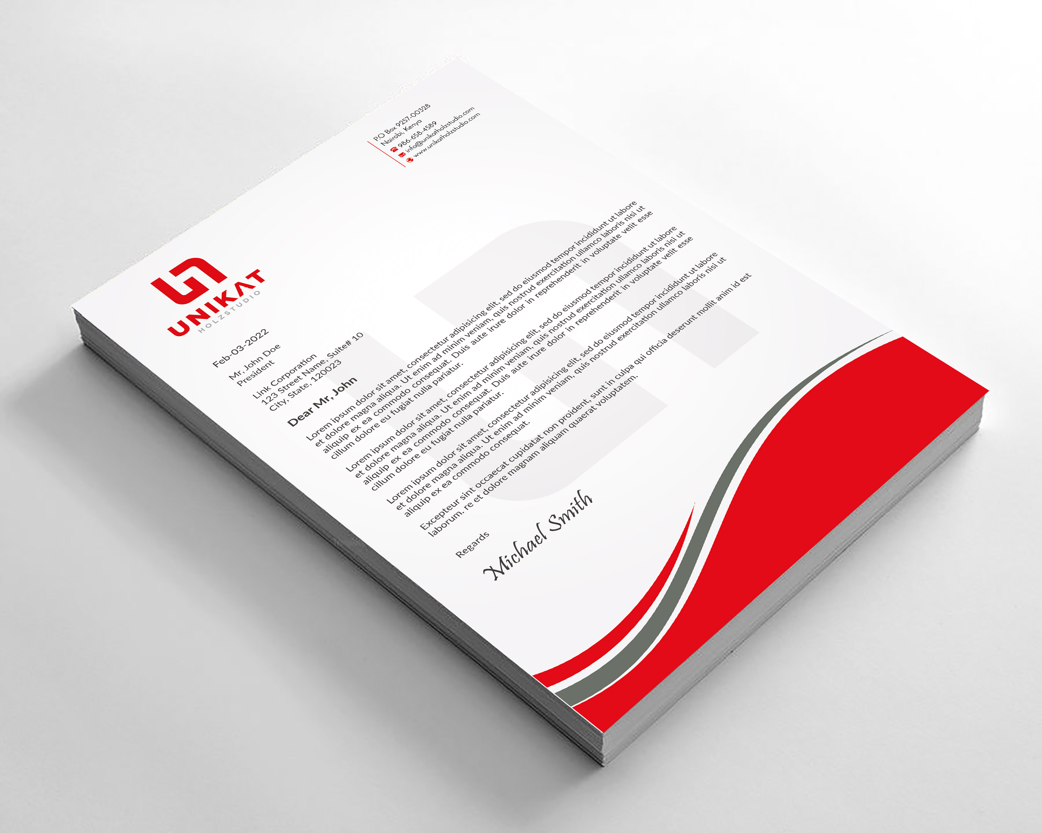 Stationery Design by sadikul islam for this project | Design #28140795