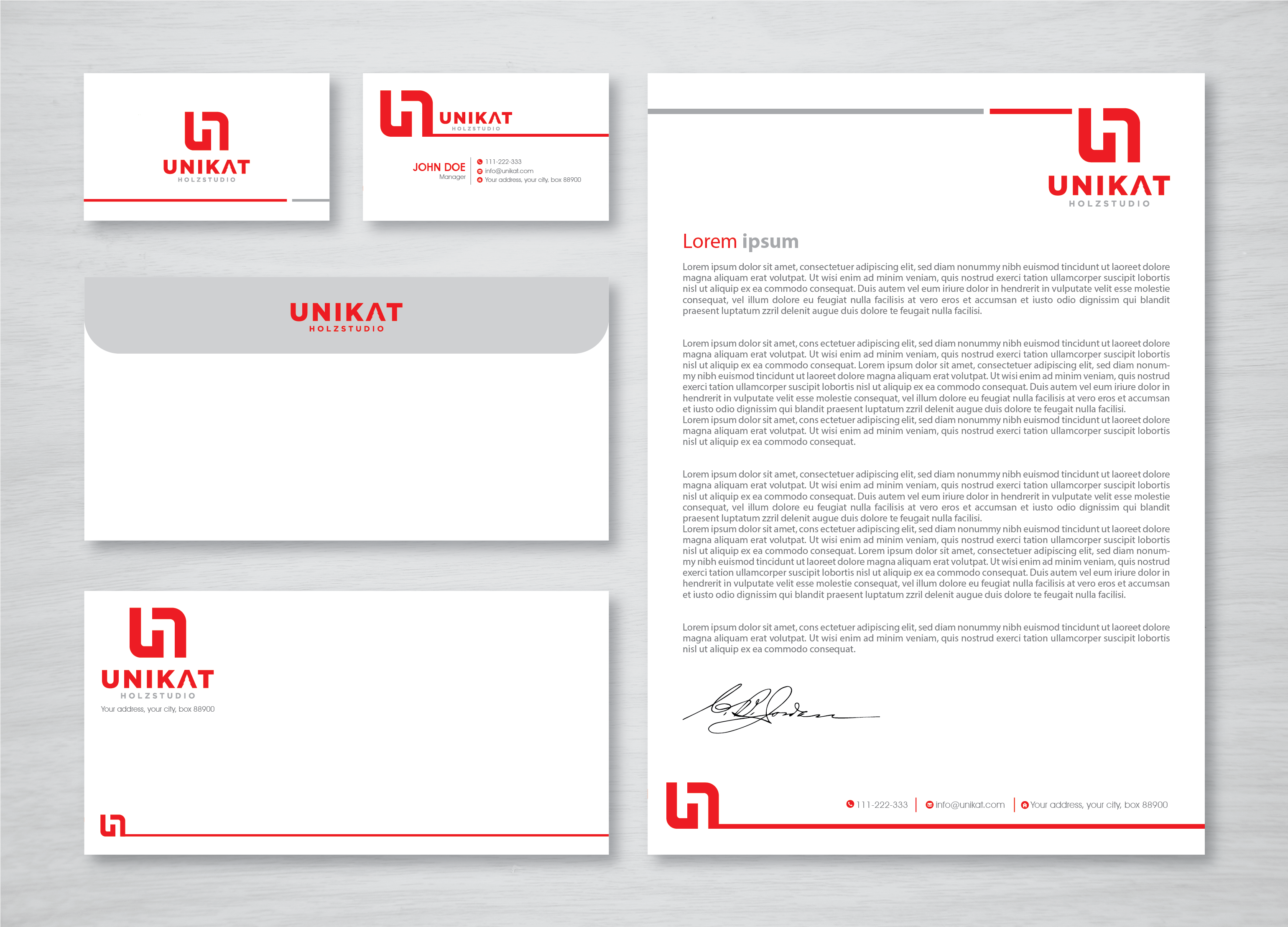 Stationery Design by artbitin for this project | Design #28139598
