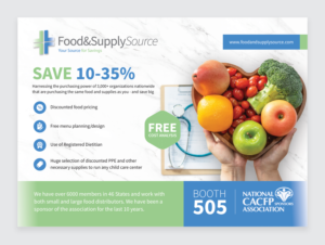 1/2 Page add for CACFP Conference | Werbe-Design von sun_design