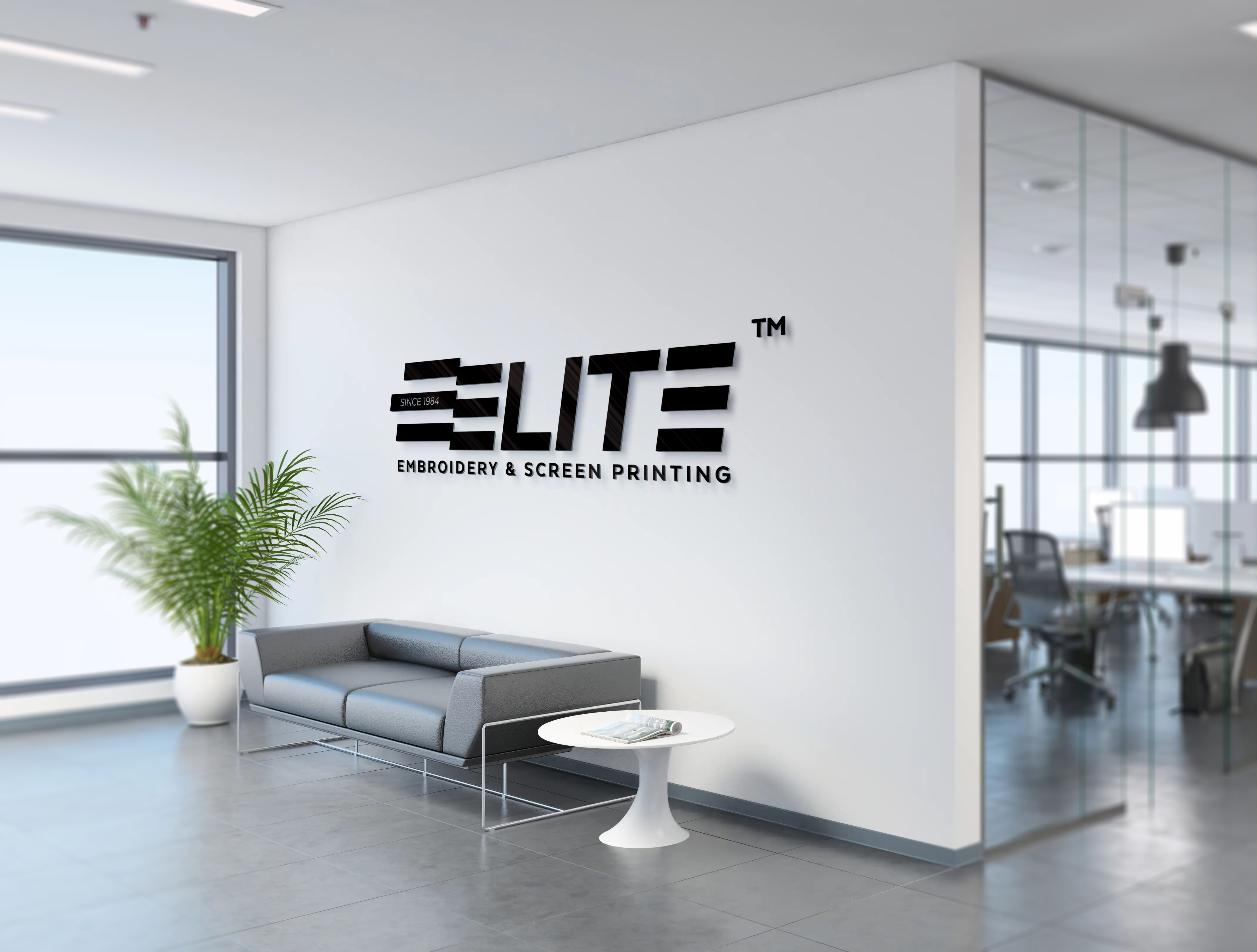 Logo Design by ILLUSTRATOR PRO for Elite Embroidery & Screen Printing | Design #28171483