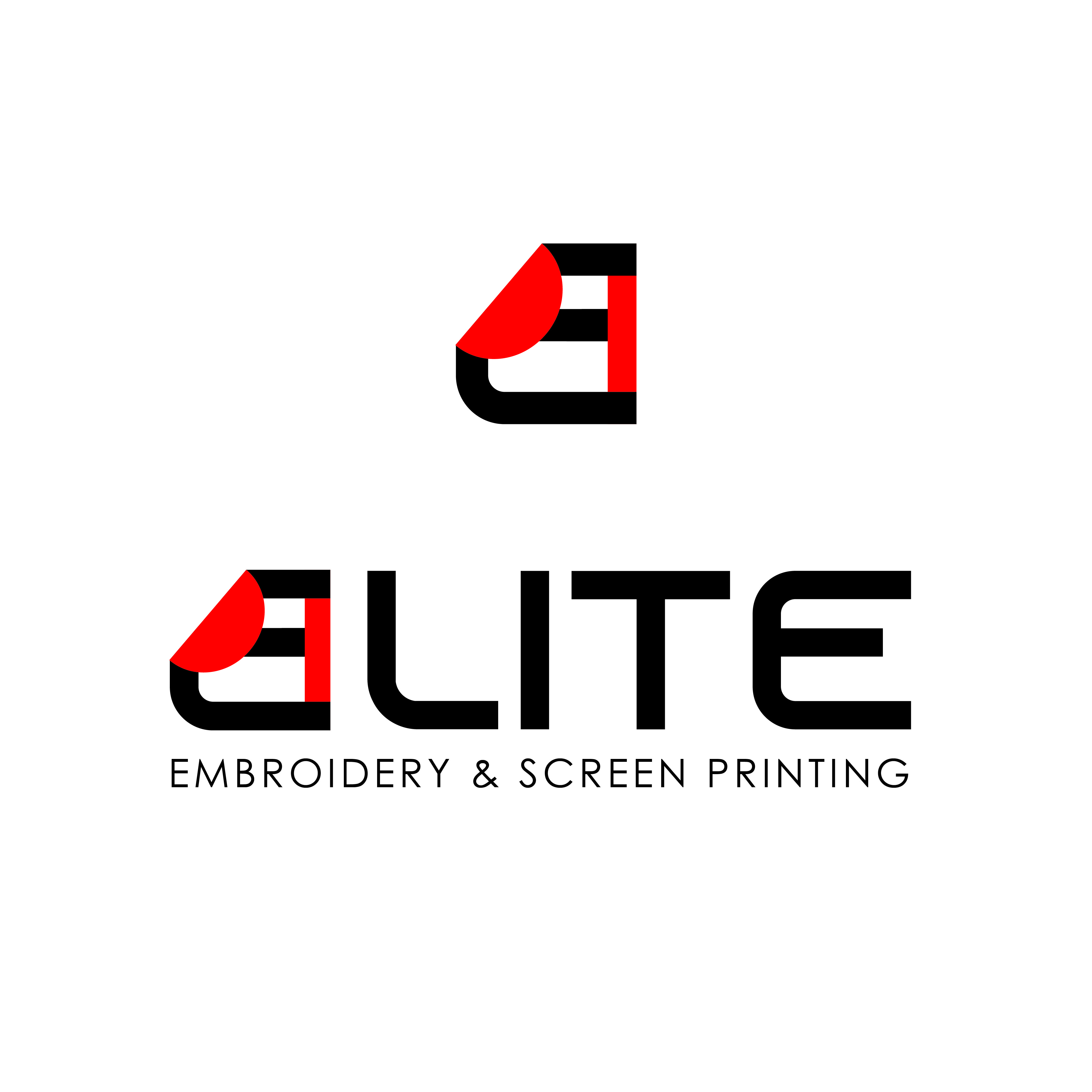 Logo-Design von T_jenny für Elite Embroidery & Screen Printing | Design #28152429