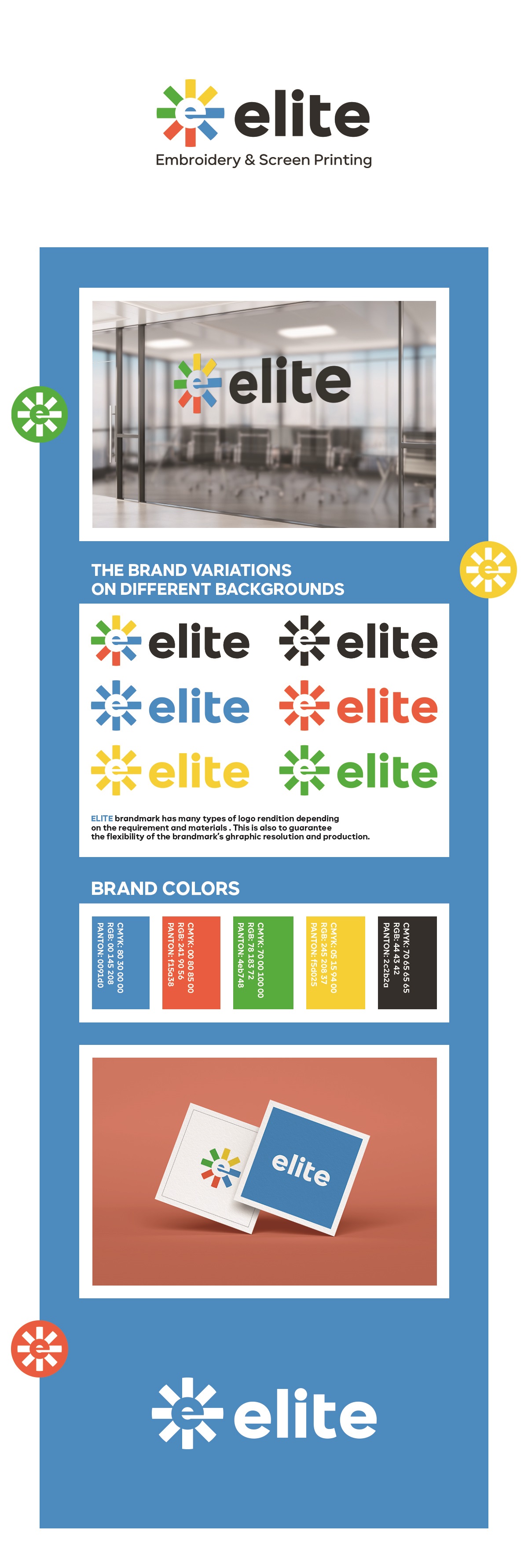 Logo Design by olid for Elite Embroidery & Screen Printing | Design #28157678