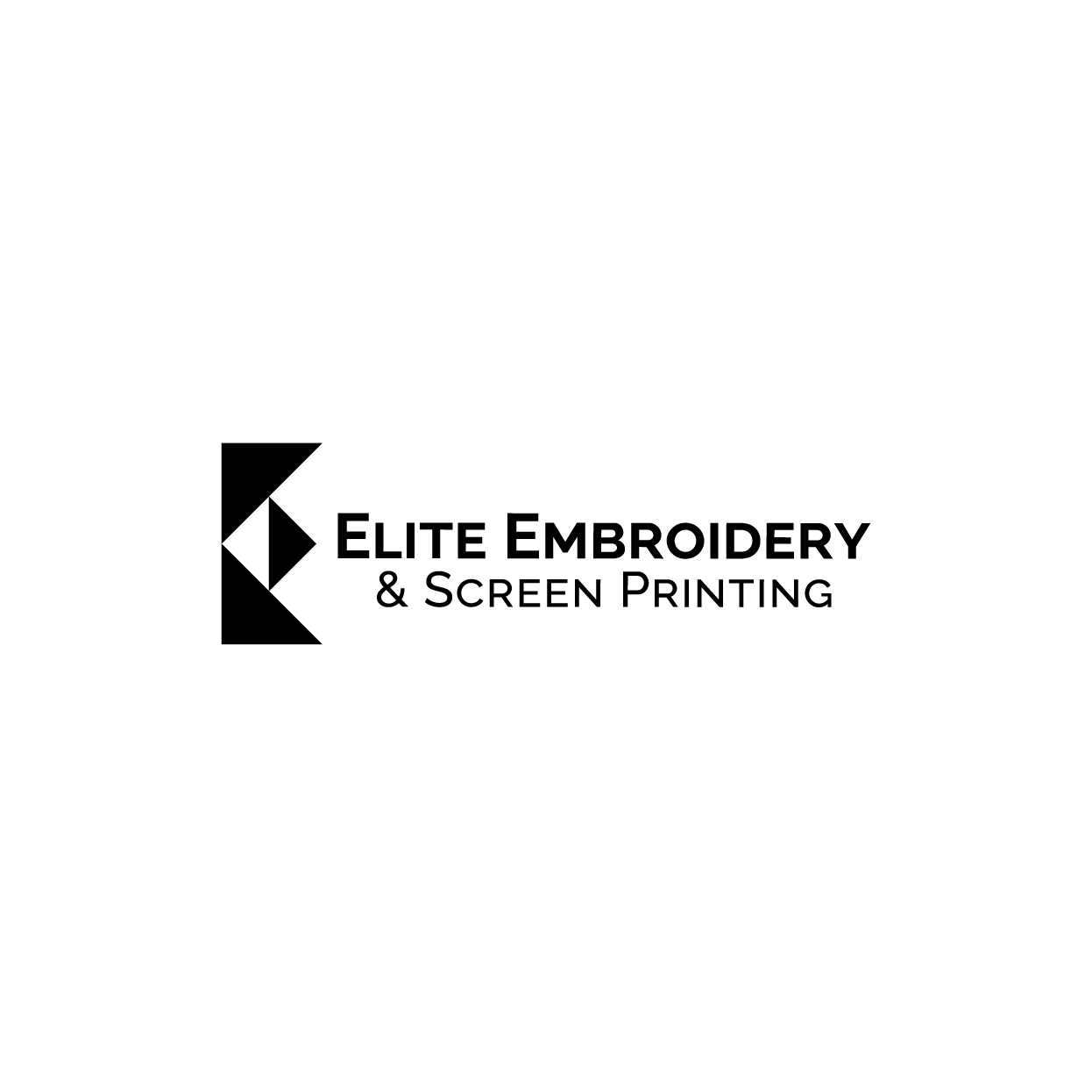 Logo Design by rozT for Elite Embroidery & Screen Printing | Design #28173420