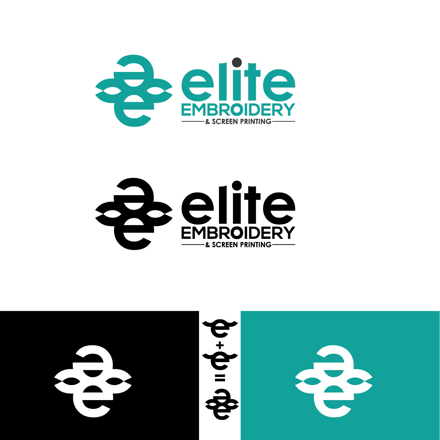 Logo Design by Rubia@ for Elite Embroidery & Screen Printing | Design #28144639