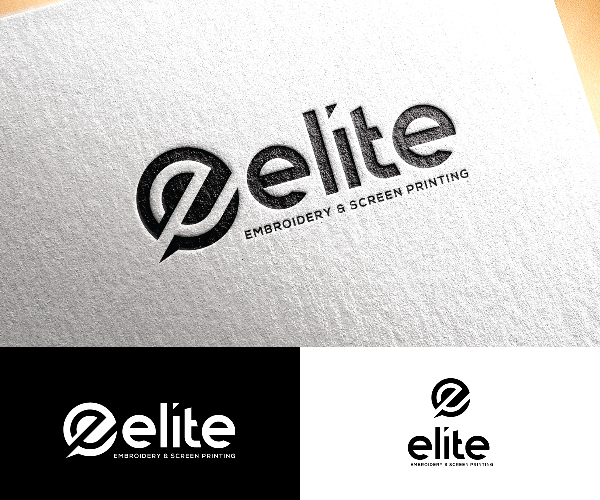 Design de Logo par step forward 2 pour Elite Embroidery & Screen Printing | Design : #28159256